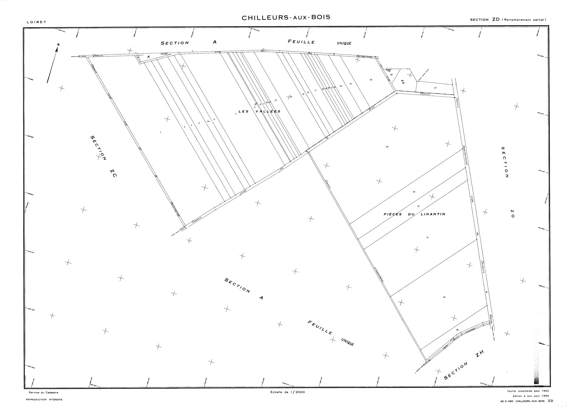 Chilleurs-aux-Bois - Sections