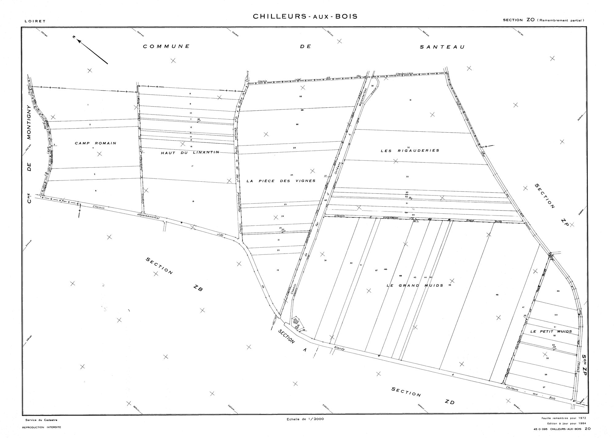 Chilleurs-aux-Bois - Sections