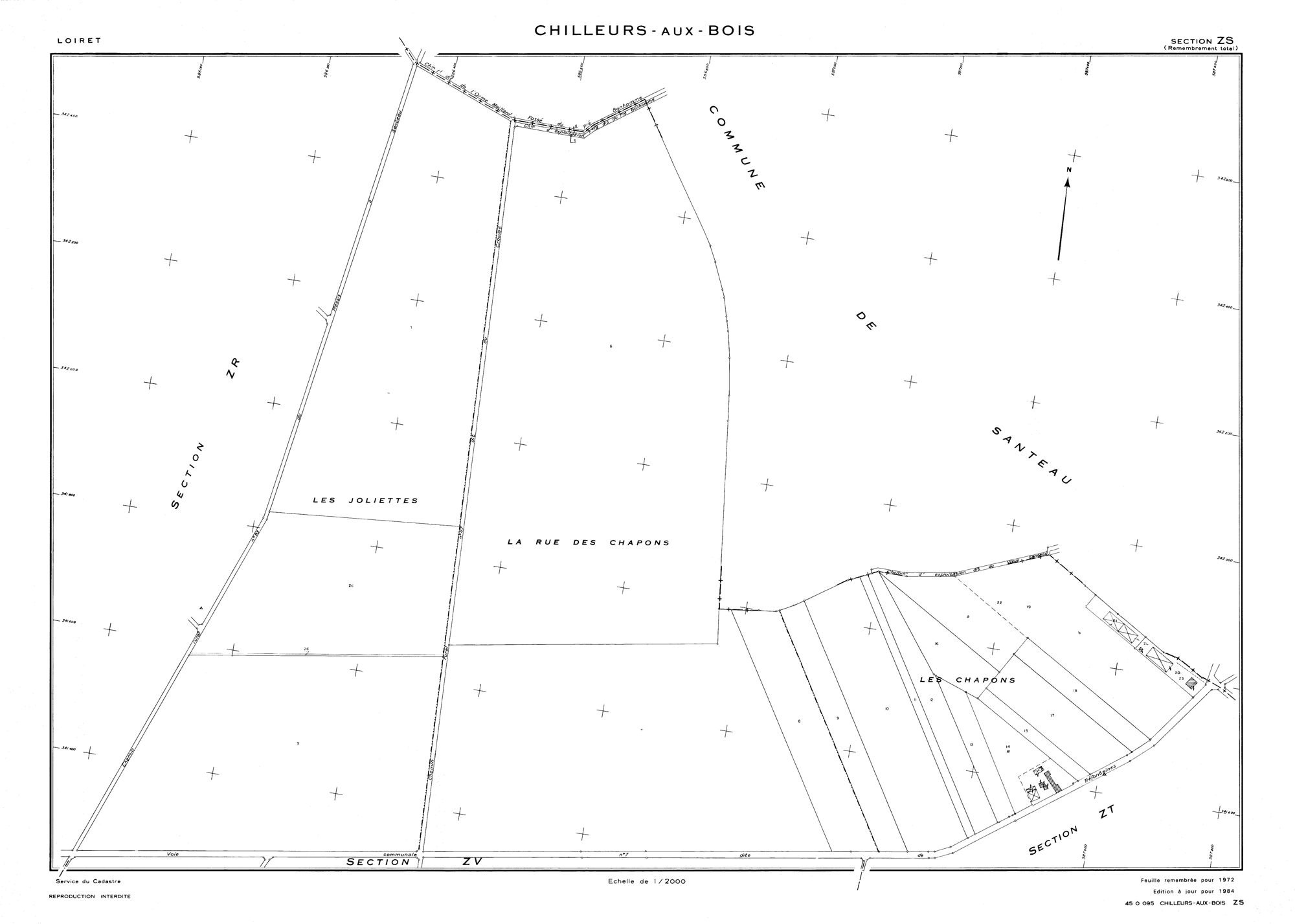 Chilleurs-aux-Bois - Sections