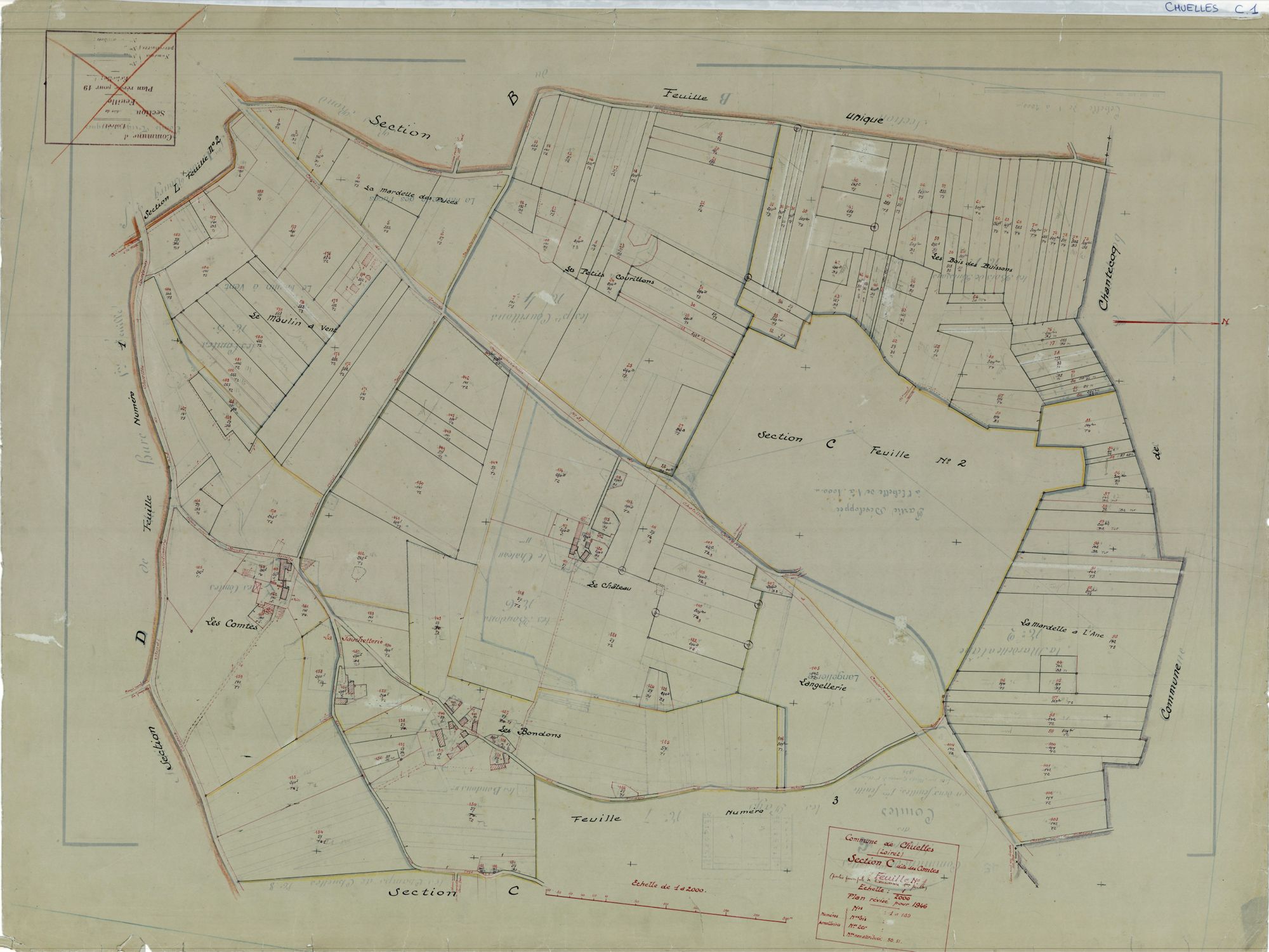 Chuelles - Sections