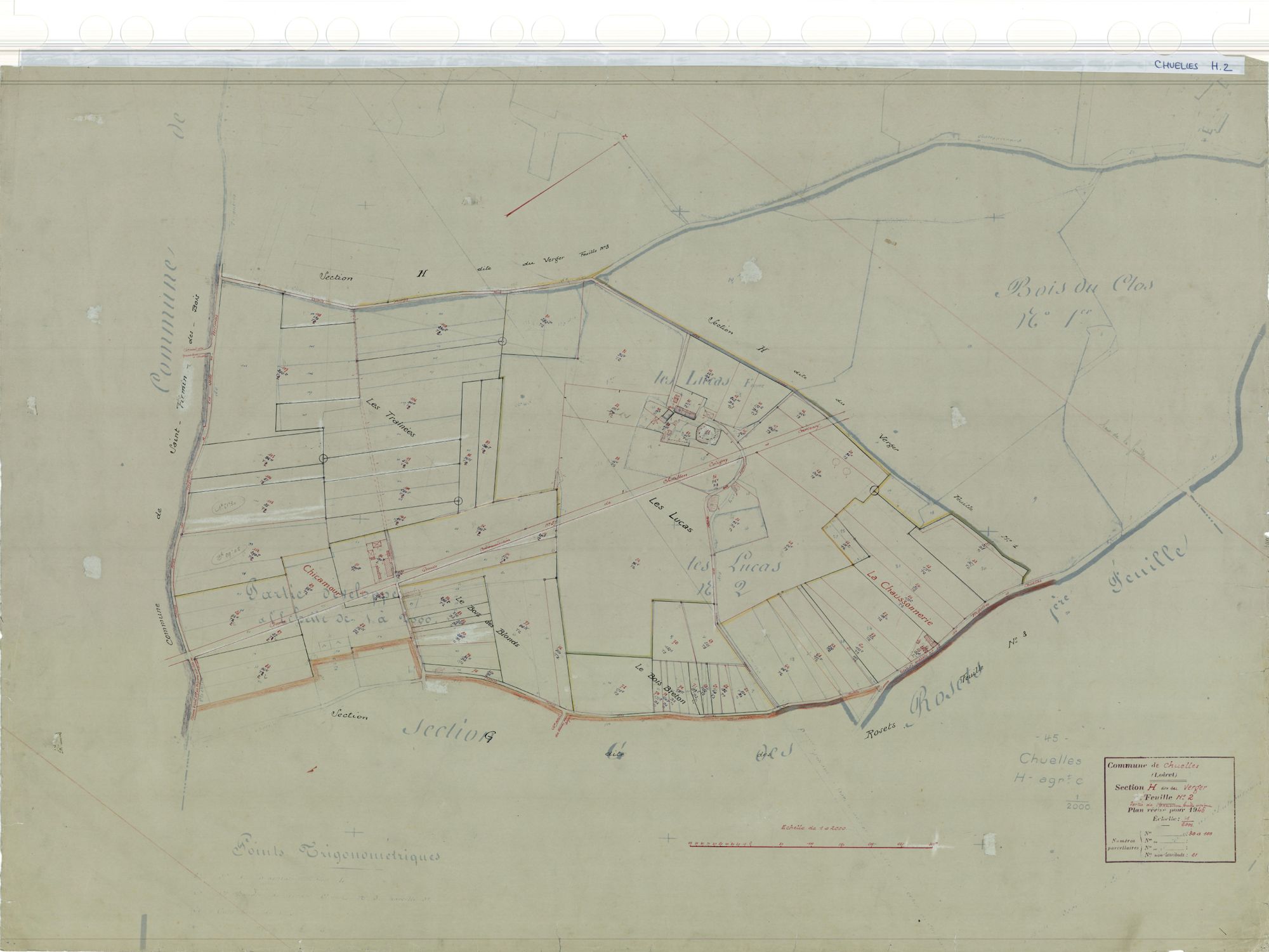 Chuelles - Sections