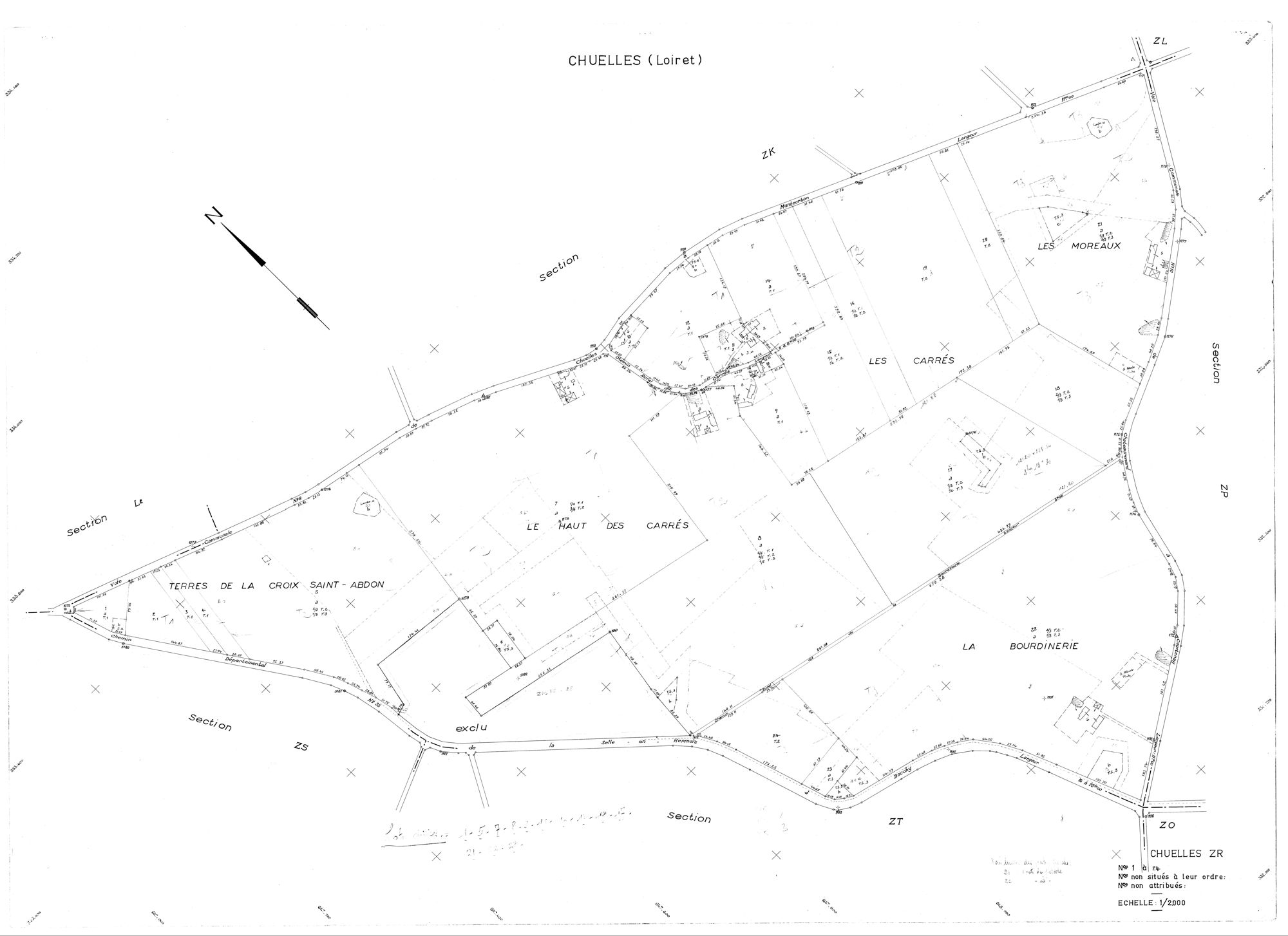 Chuelles - Sections