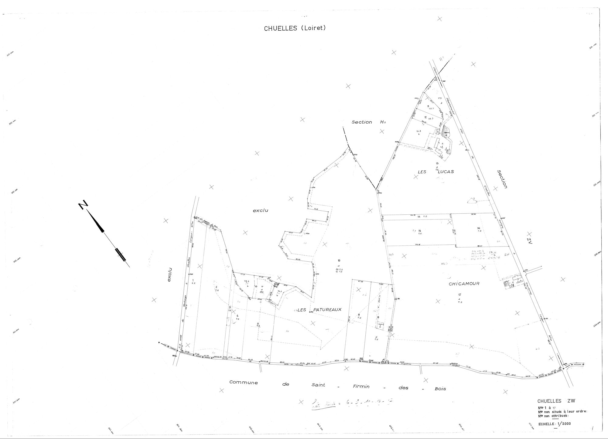 Chuelles - Sections