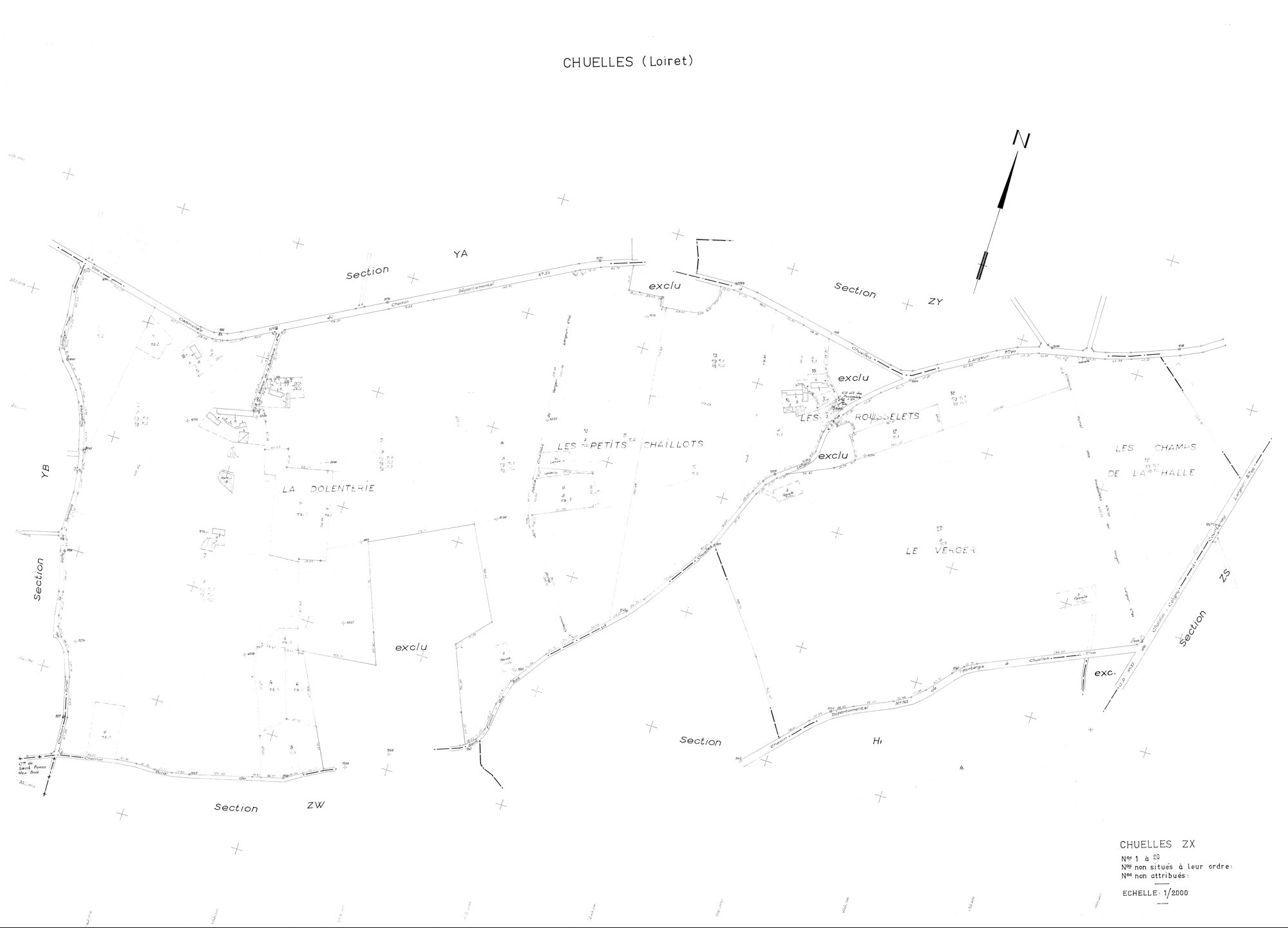 Chuelles - Sections