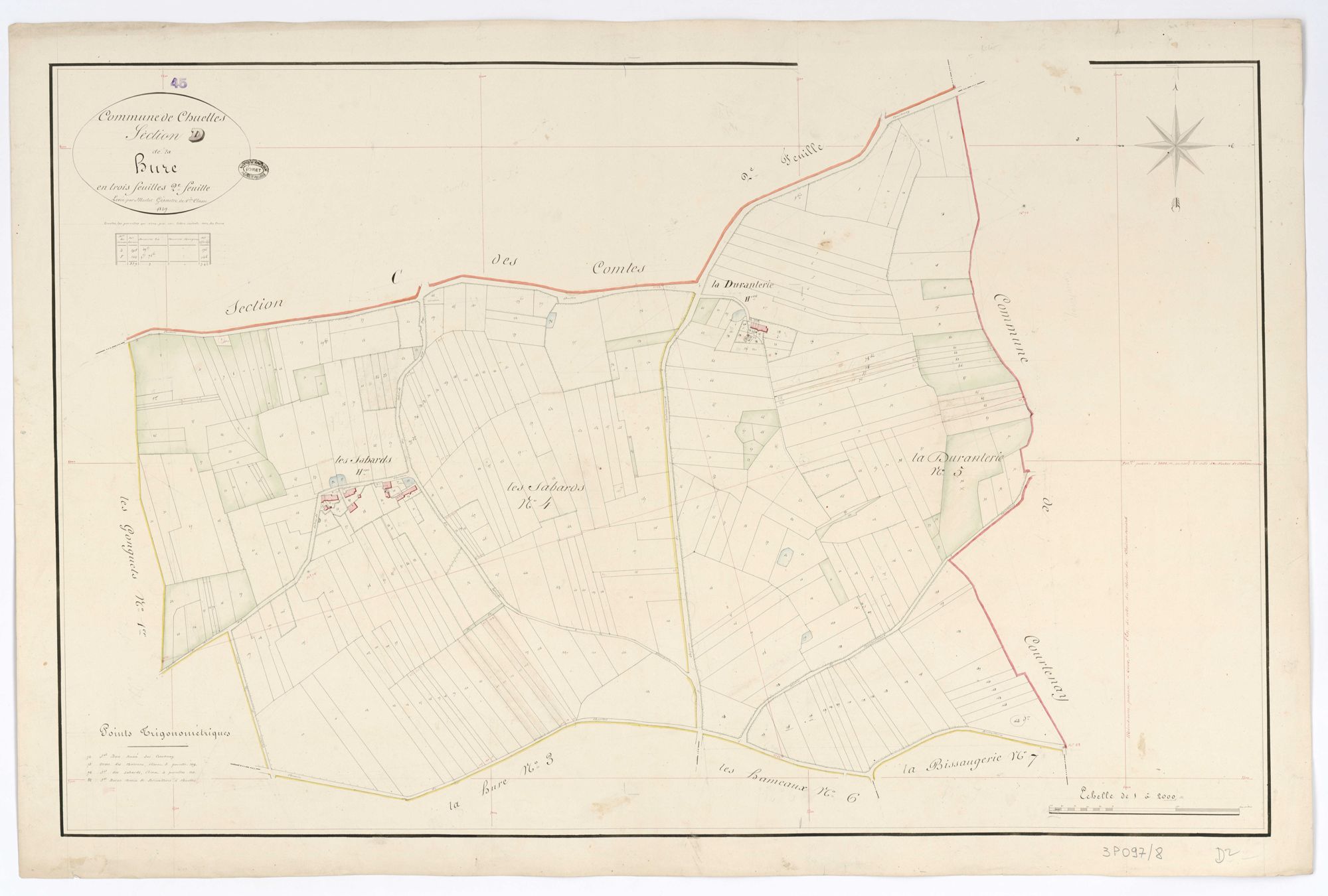 Chuelles - Sections