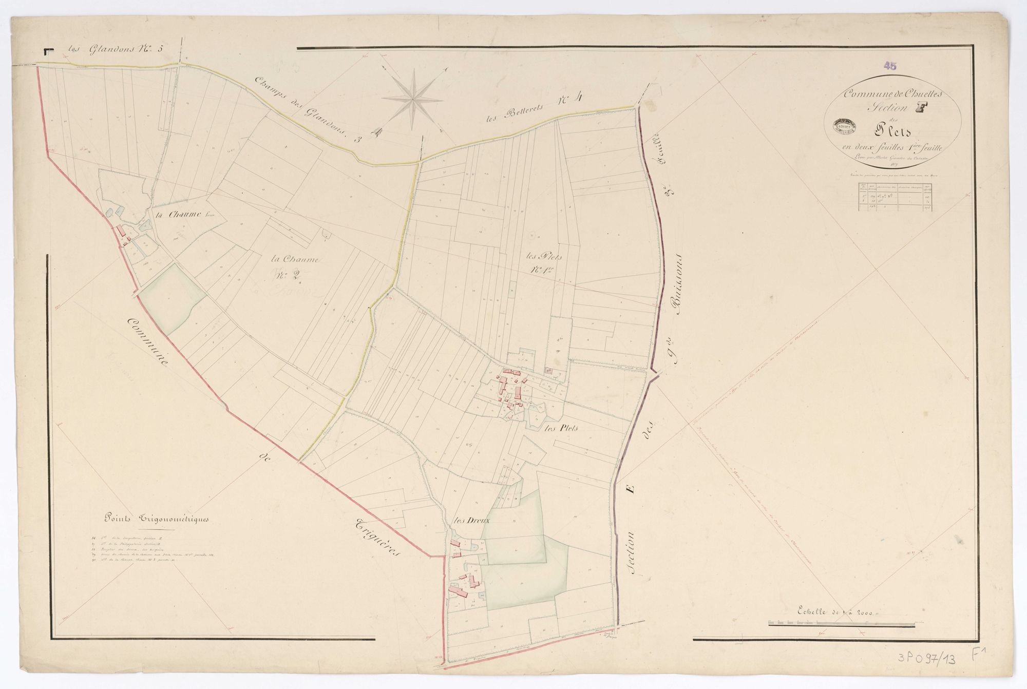 Chuelles - Sections