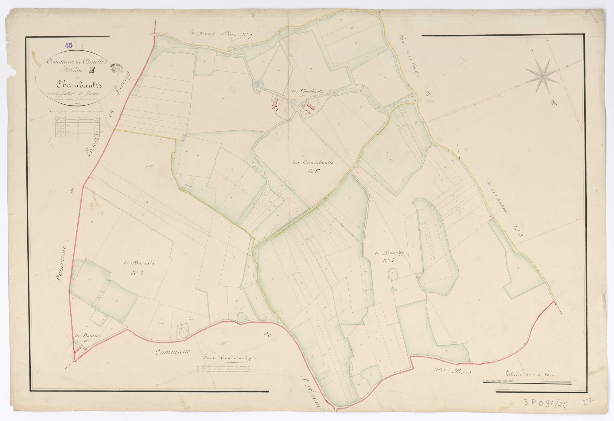 Chuelles - Sections