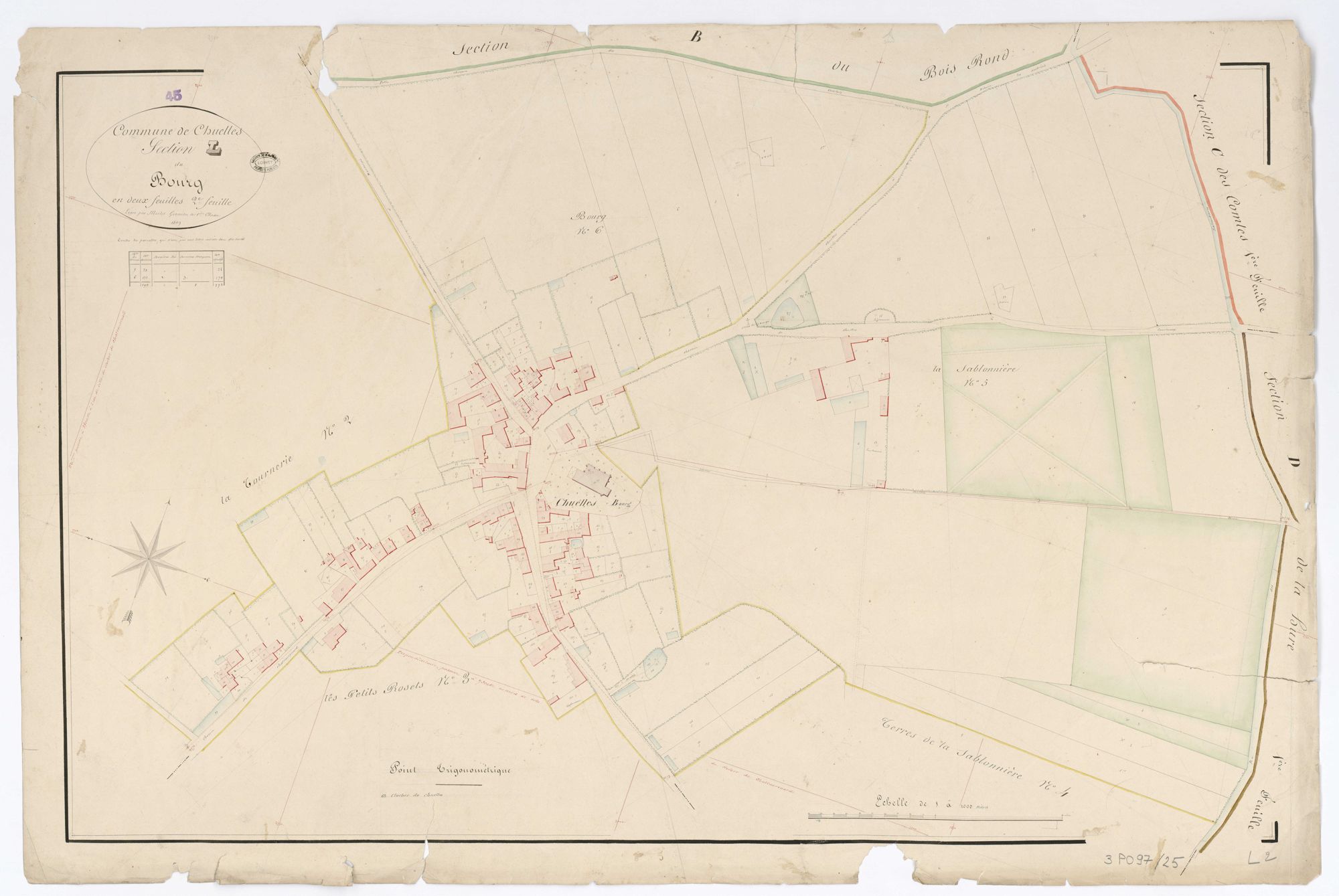 Chuelles - Sections