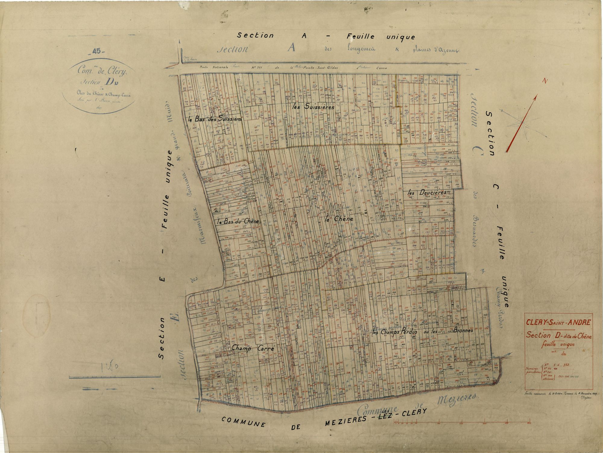 Cléry-Saint-André - Sections