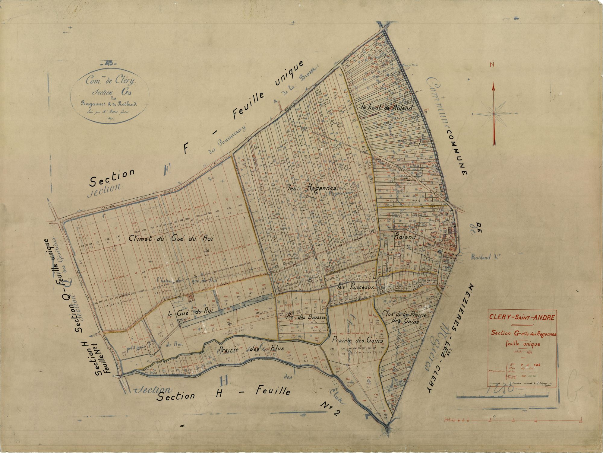 Cléry-Saint-André - Sections