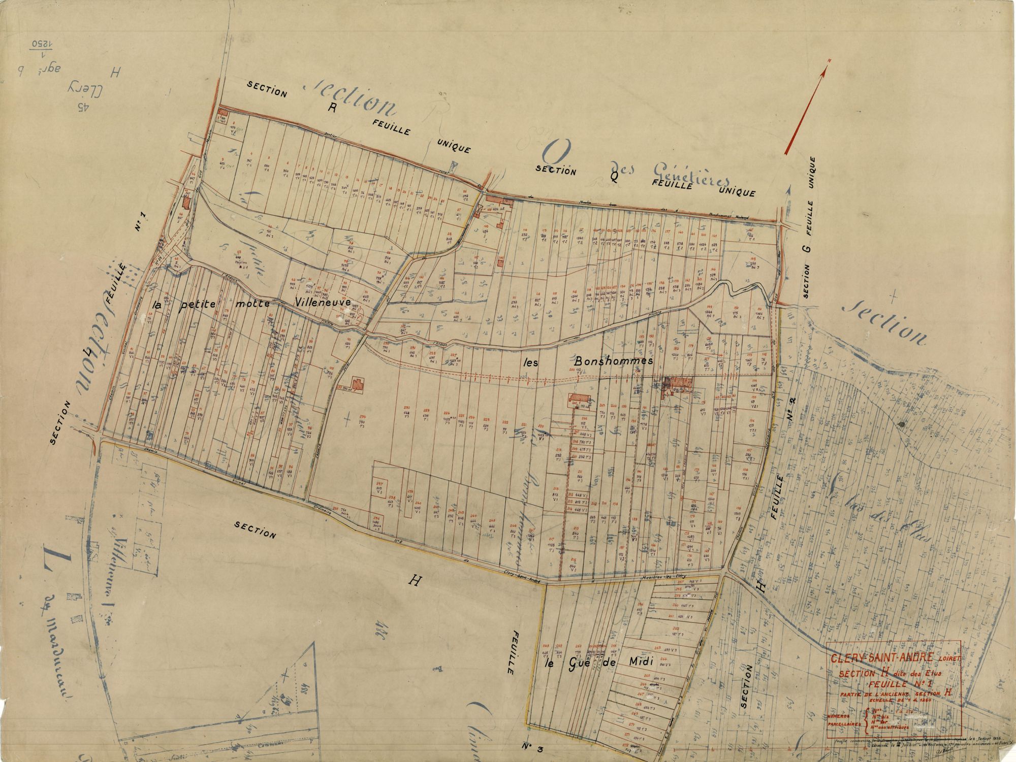 Cléry-Saint-André - Sections