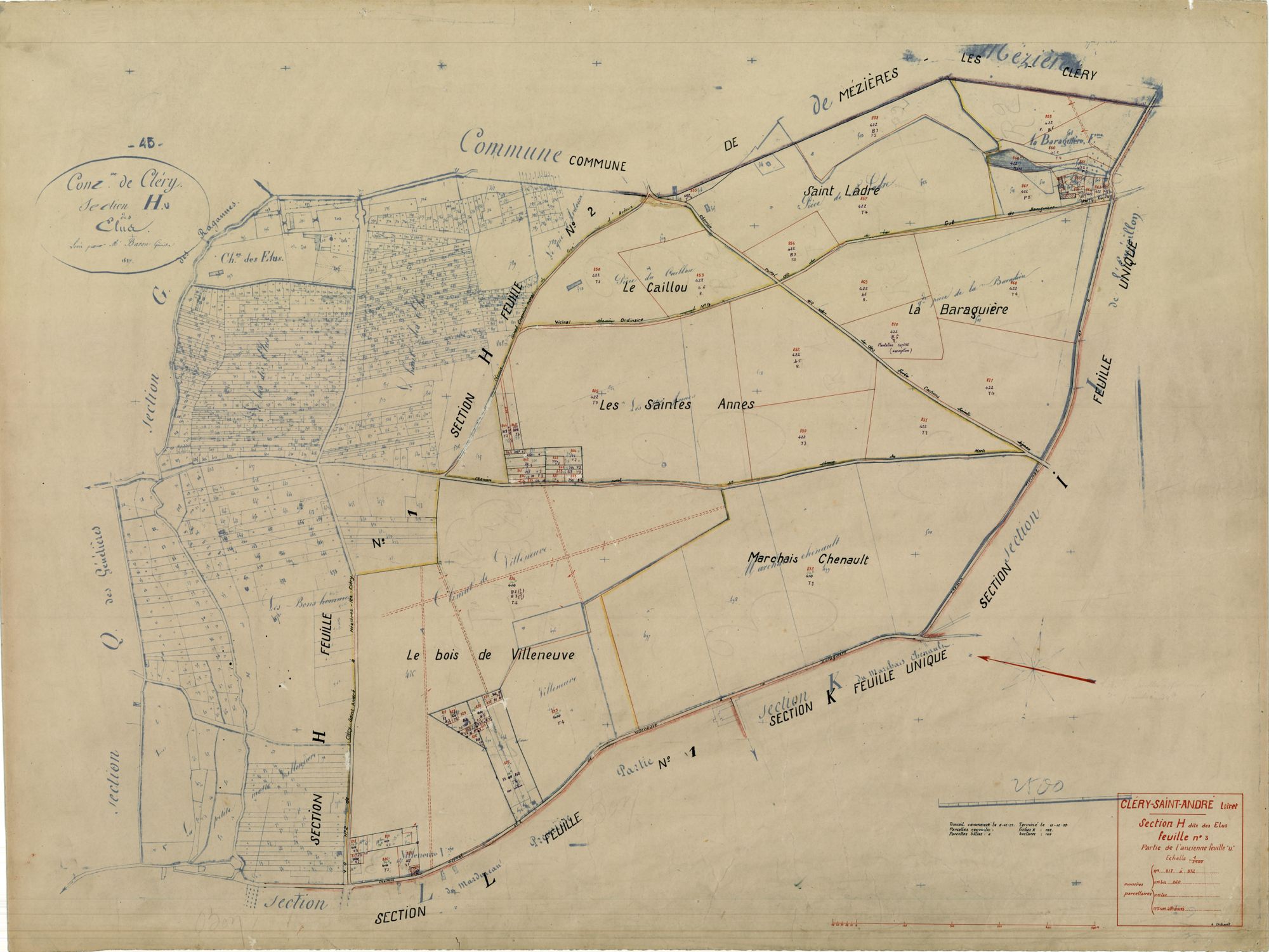 Cléry-Saint-André - Sections