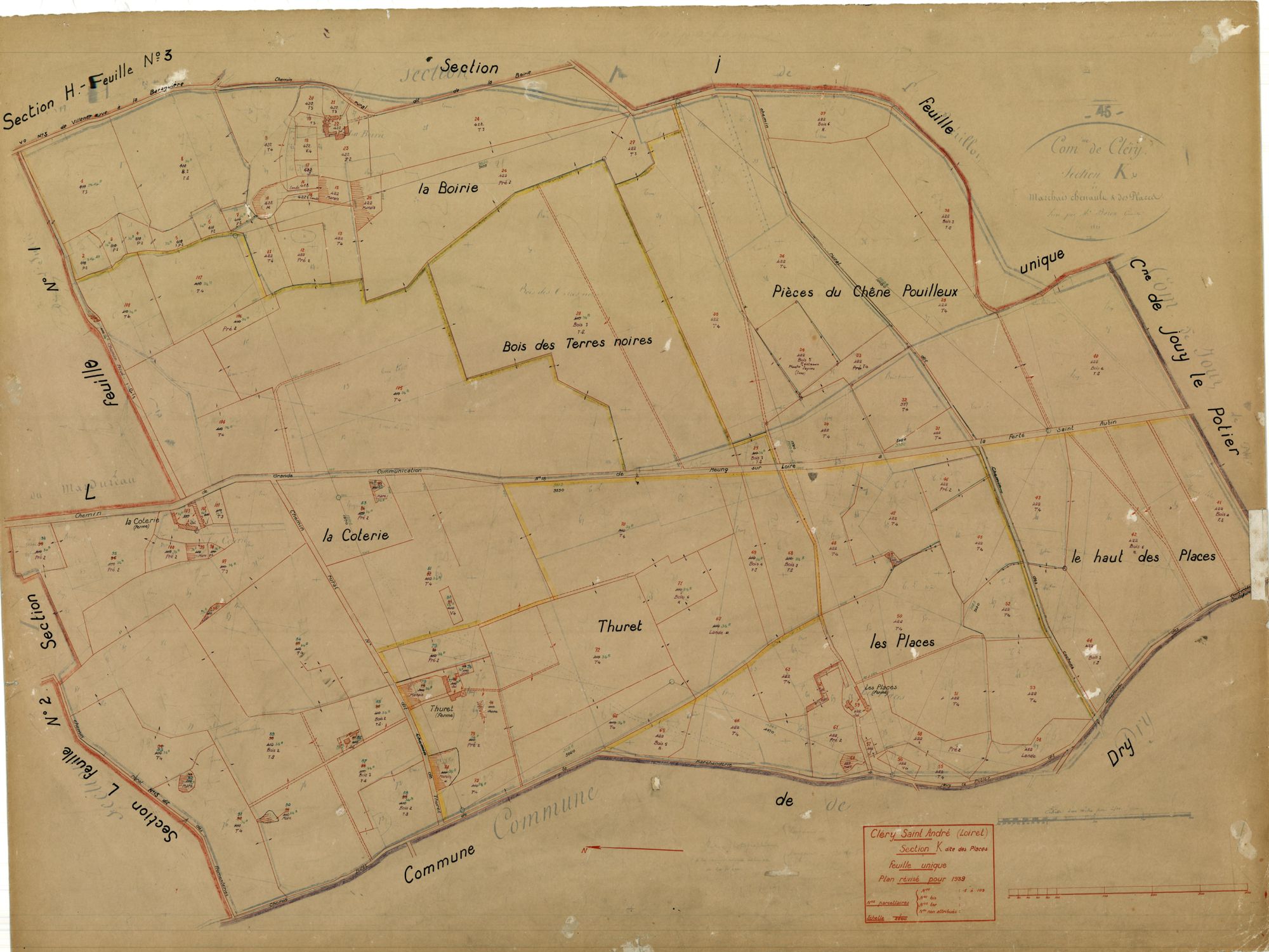 Cléry-Saint-André - Sections