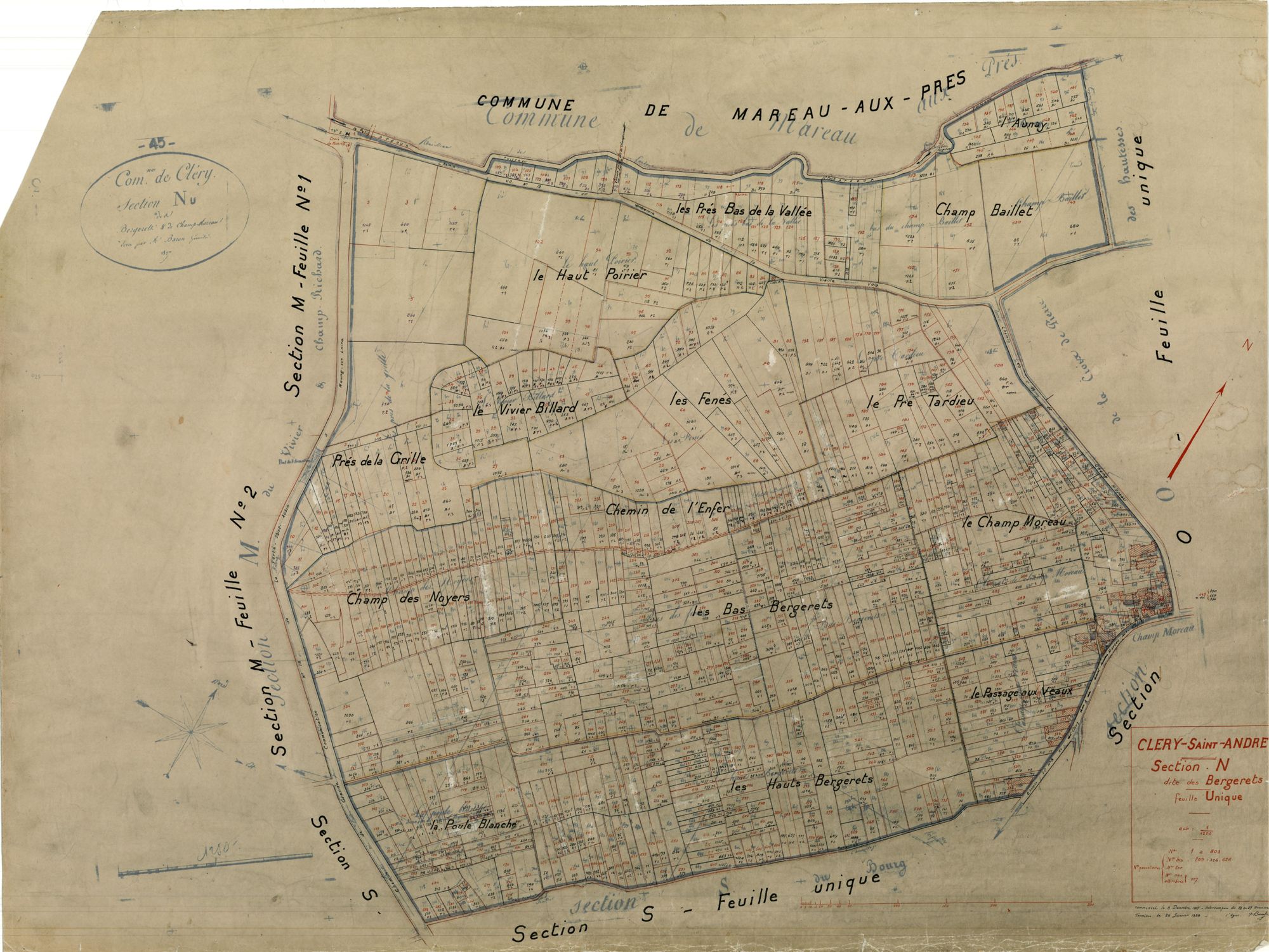 Cléry-Saint-André - Sections
