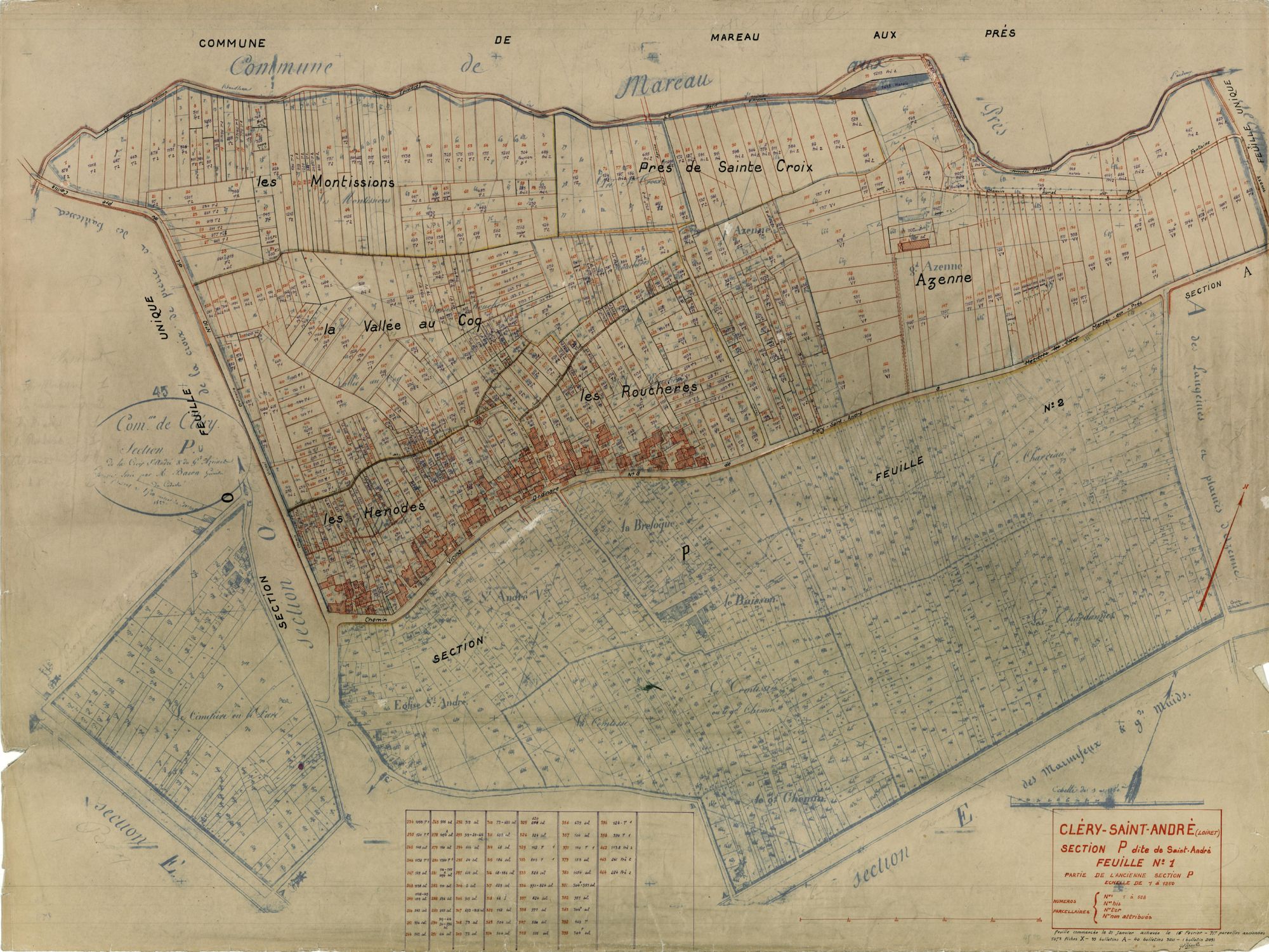 Cléry-Saint-André - Sections