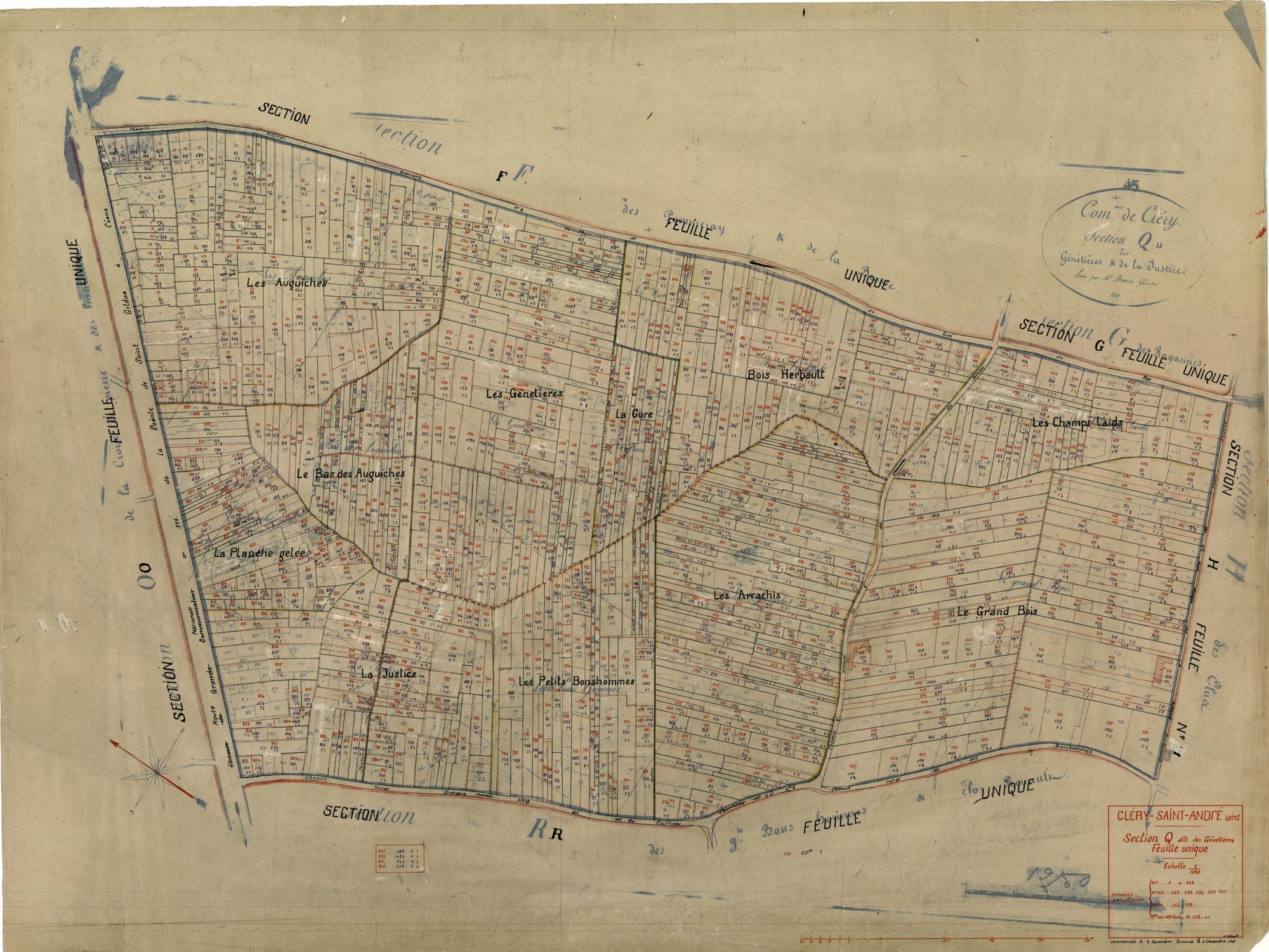 Cléry-Saint-André - Sections