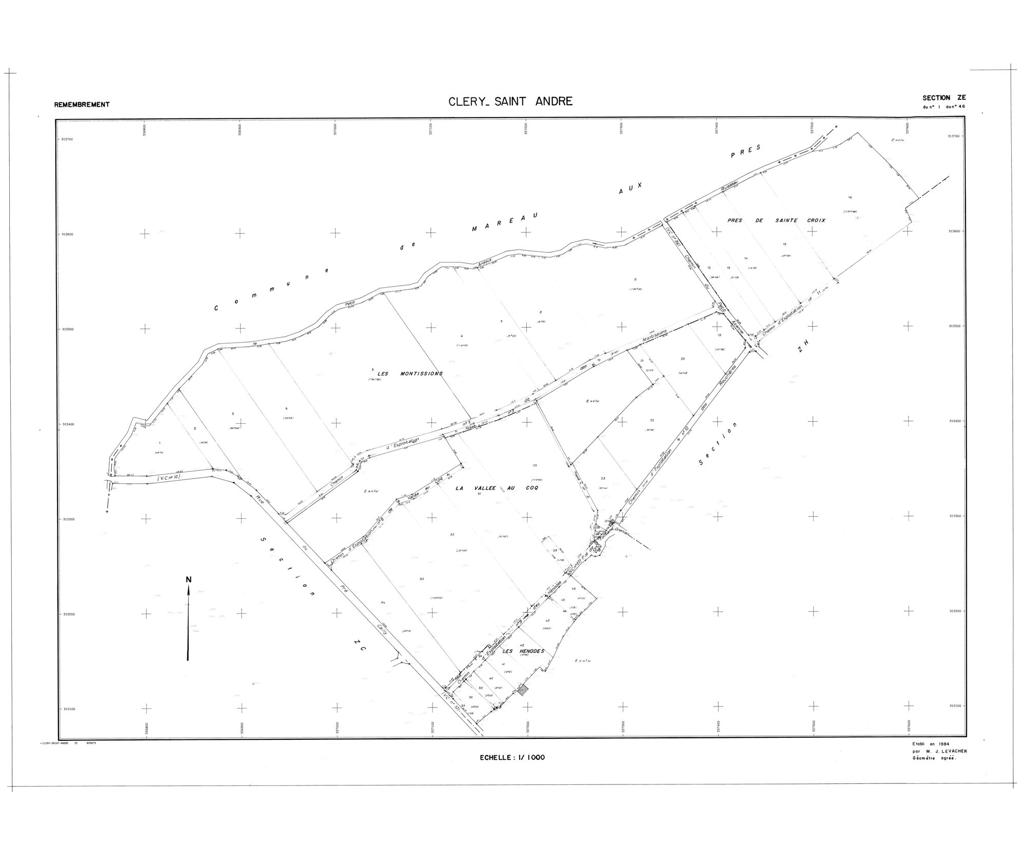 Cléry-Saint-André - Sections