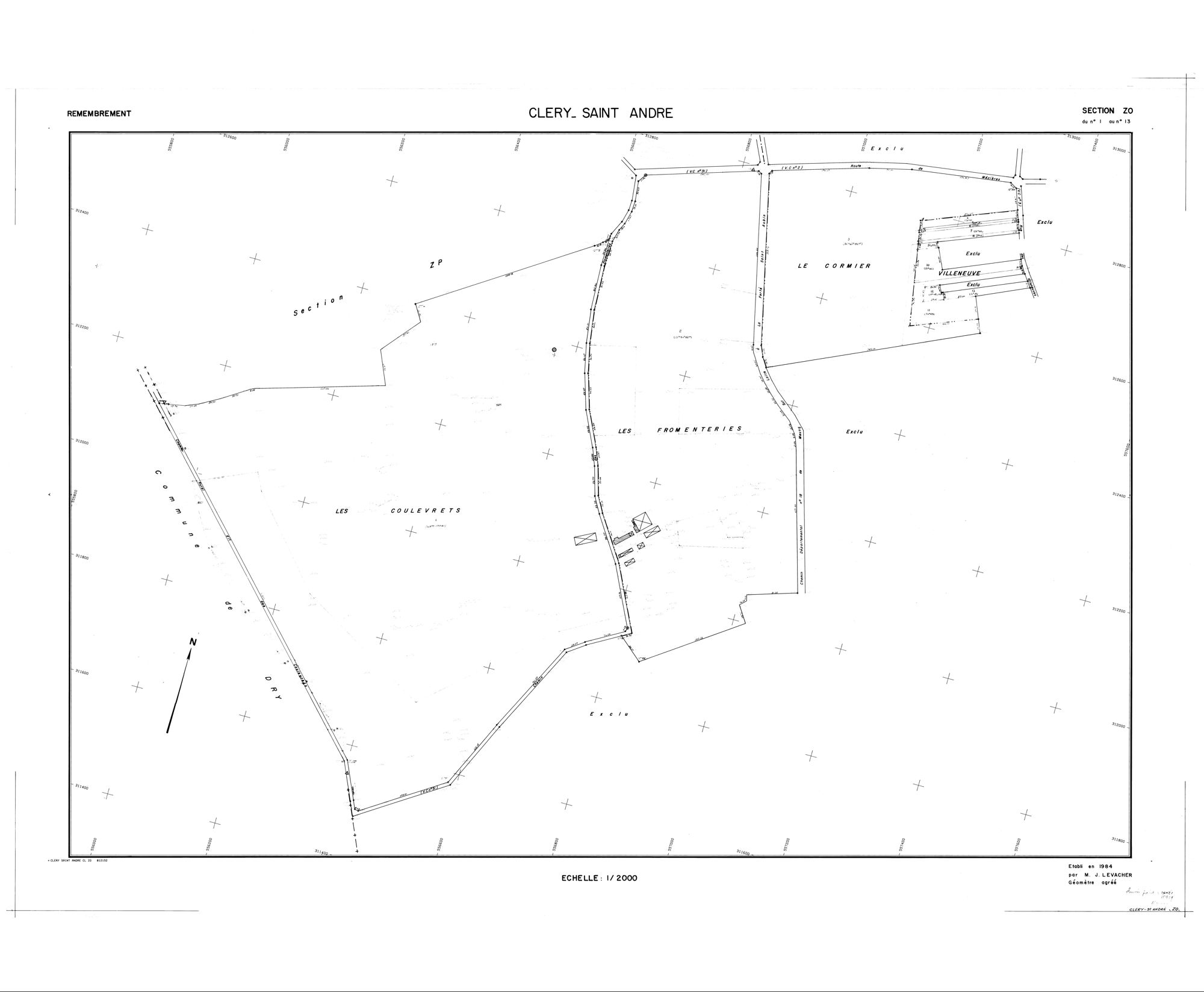 Cléry-Saint-André - Sections