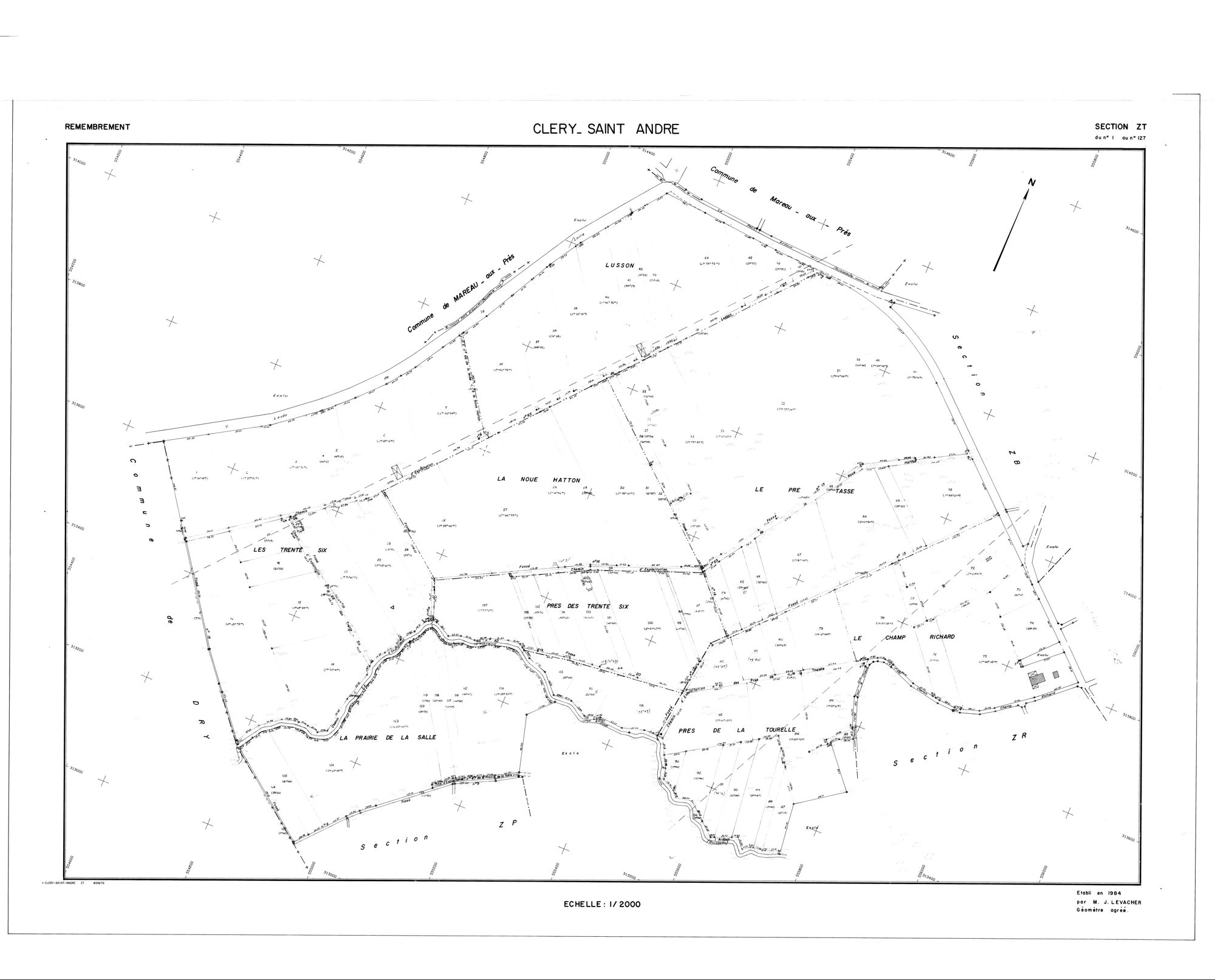 Cléry-Saint-André - Sections
