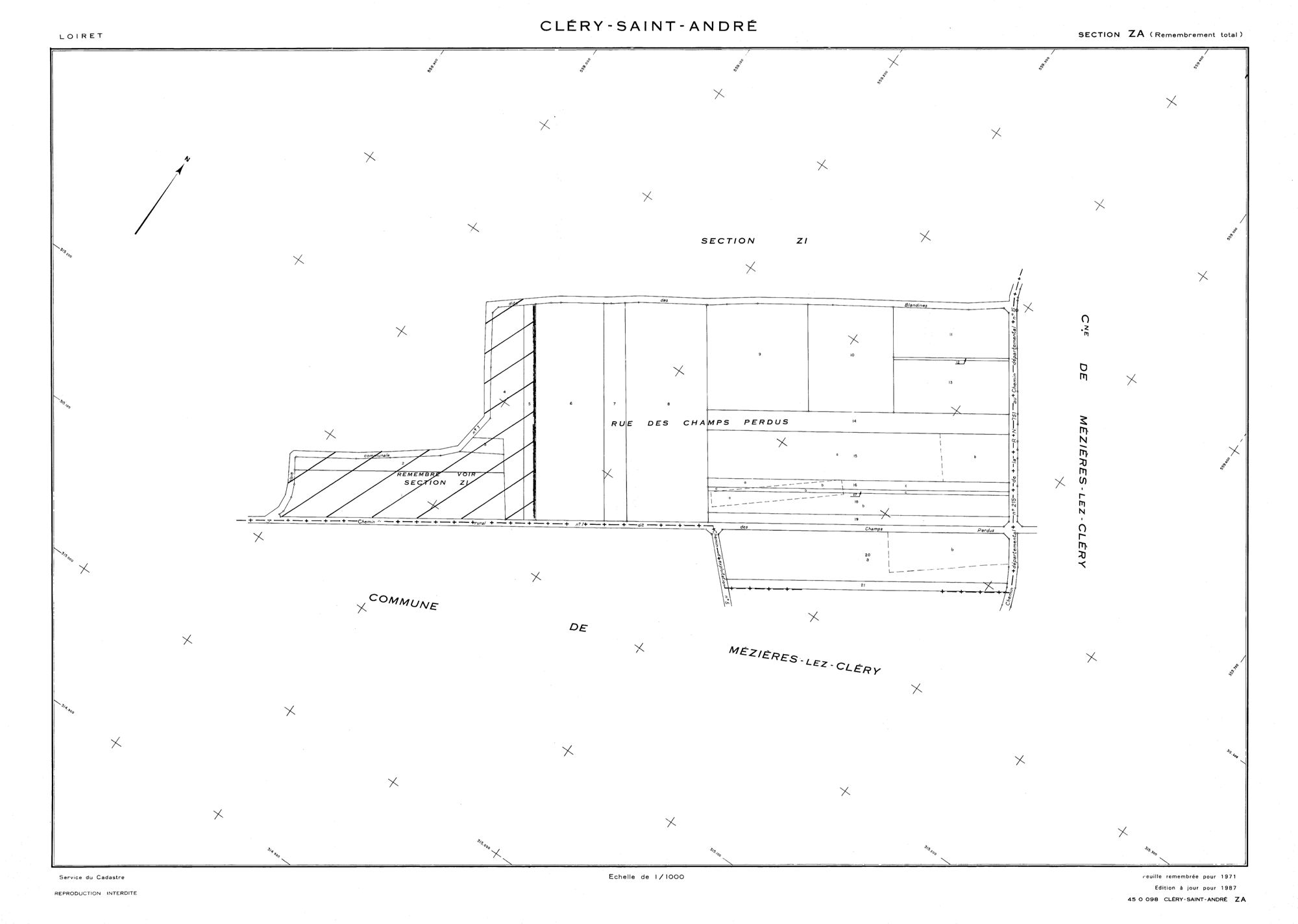 Cléry-Saint-André - Sections