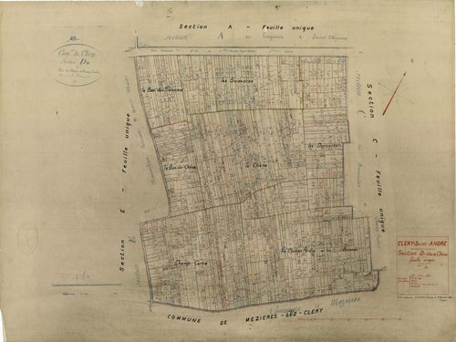 Cléry-Saint-André - Sections