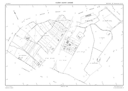 Cléry-Saint-André - Sections