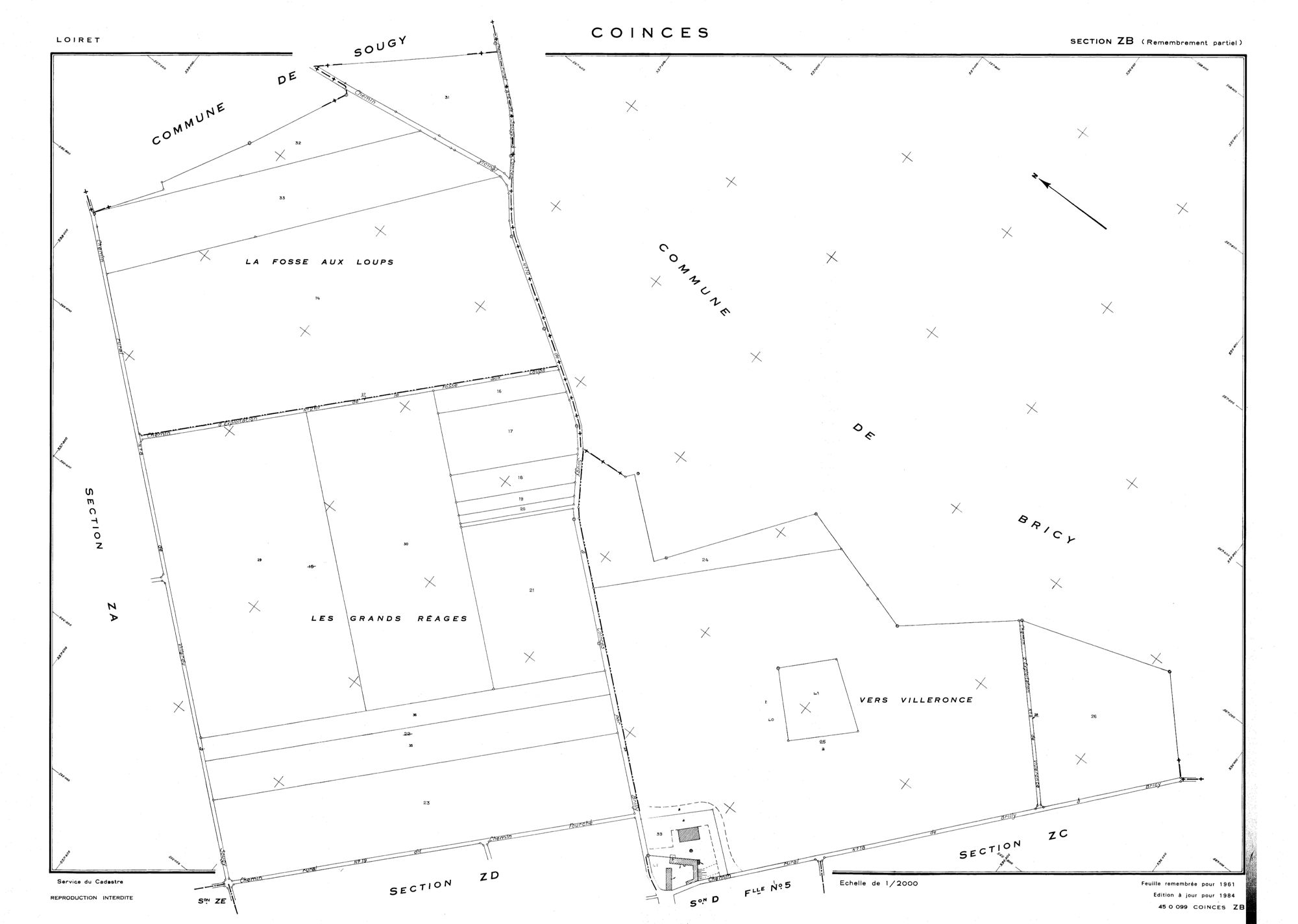 Coinces - Sections