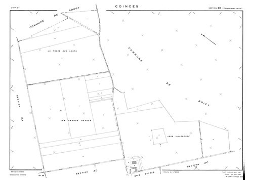 Coinces - Sections