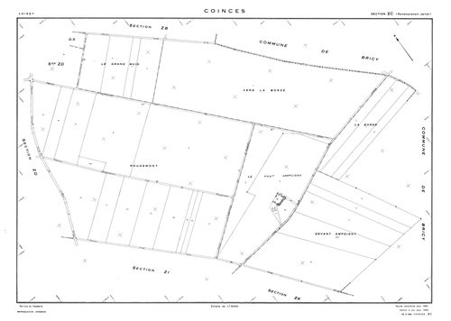 Coinces - Sections