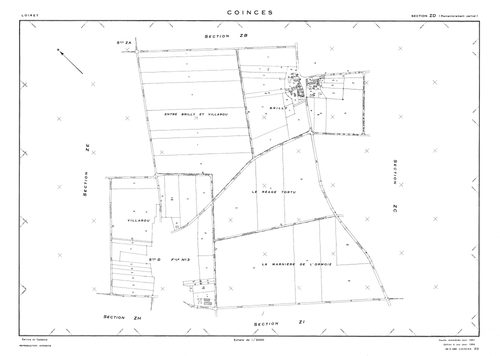 Coinces - Sections