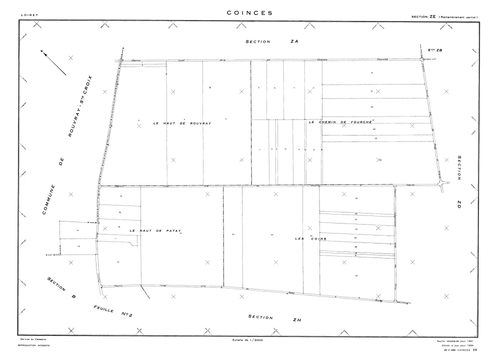 Coinces - Sections