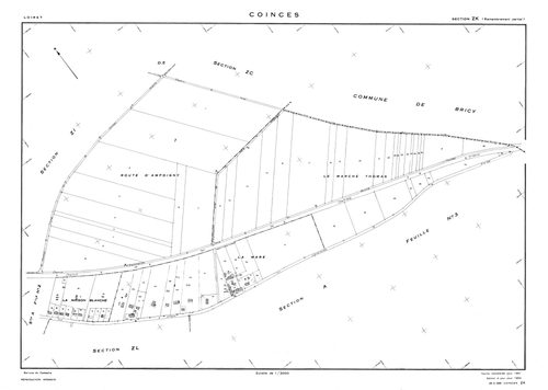 Coinces - Sections