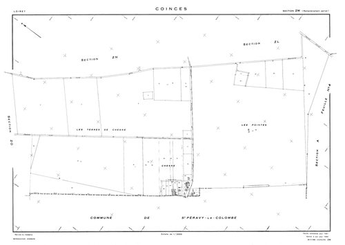 Coinces - Sections