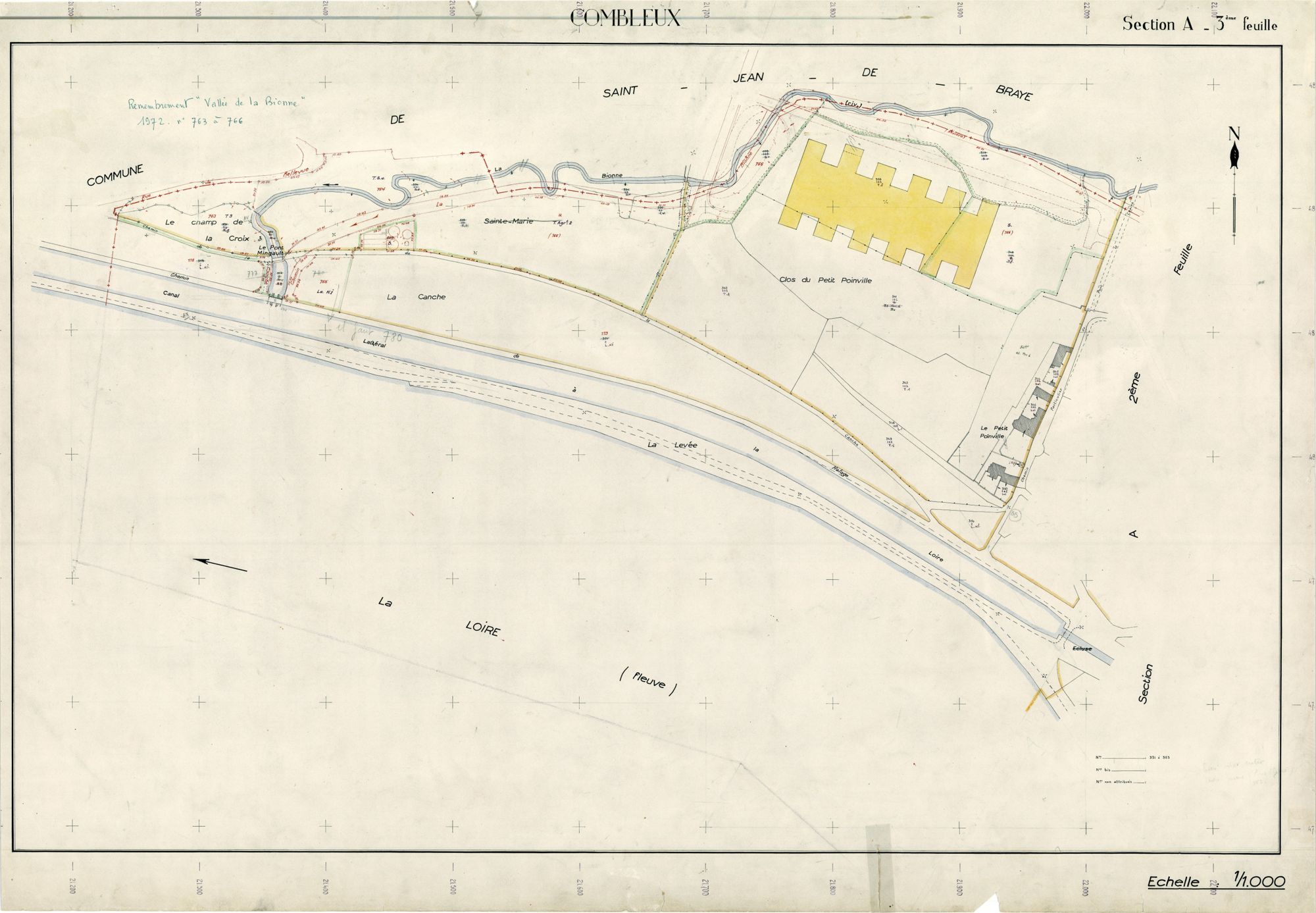 Combleux - Sections
