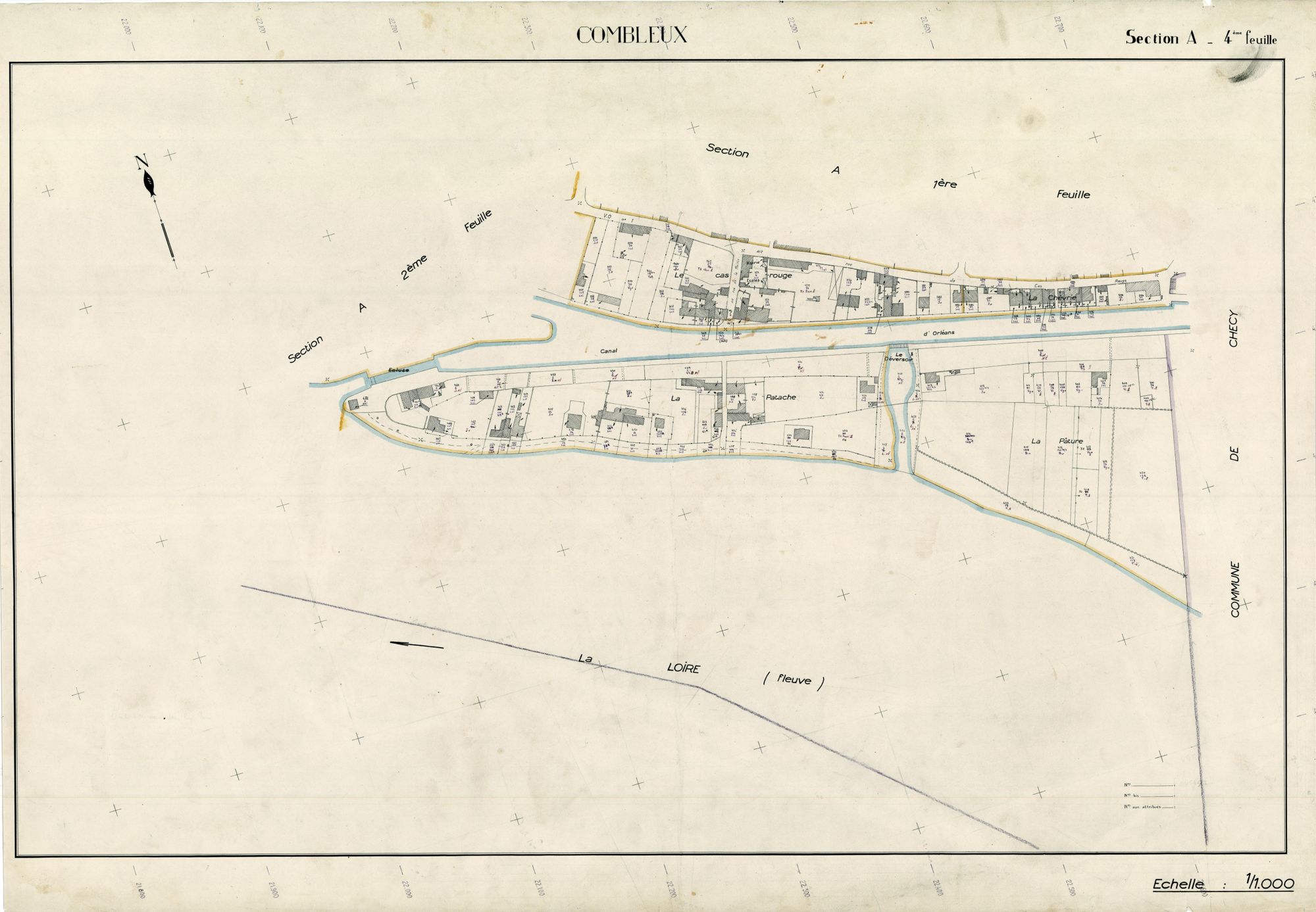 Combleux - Sections