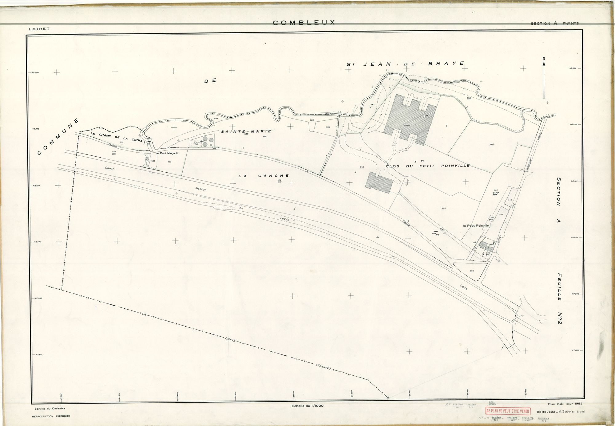 Combleux - Sections