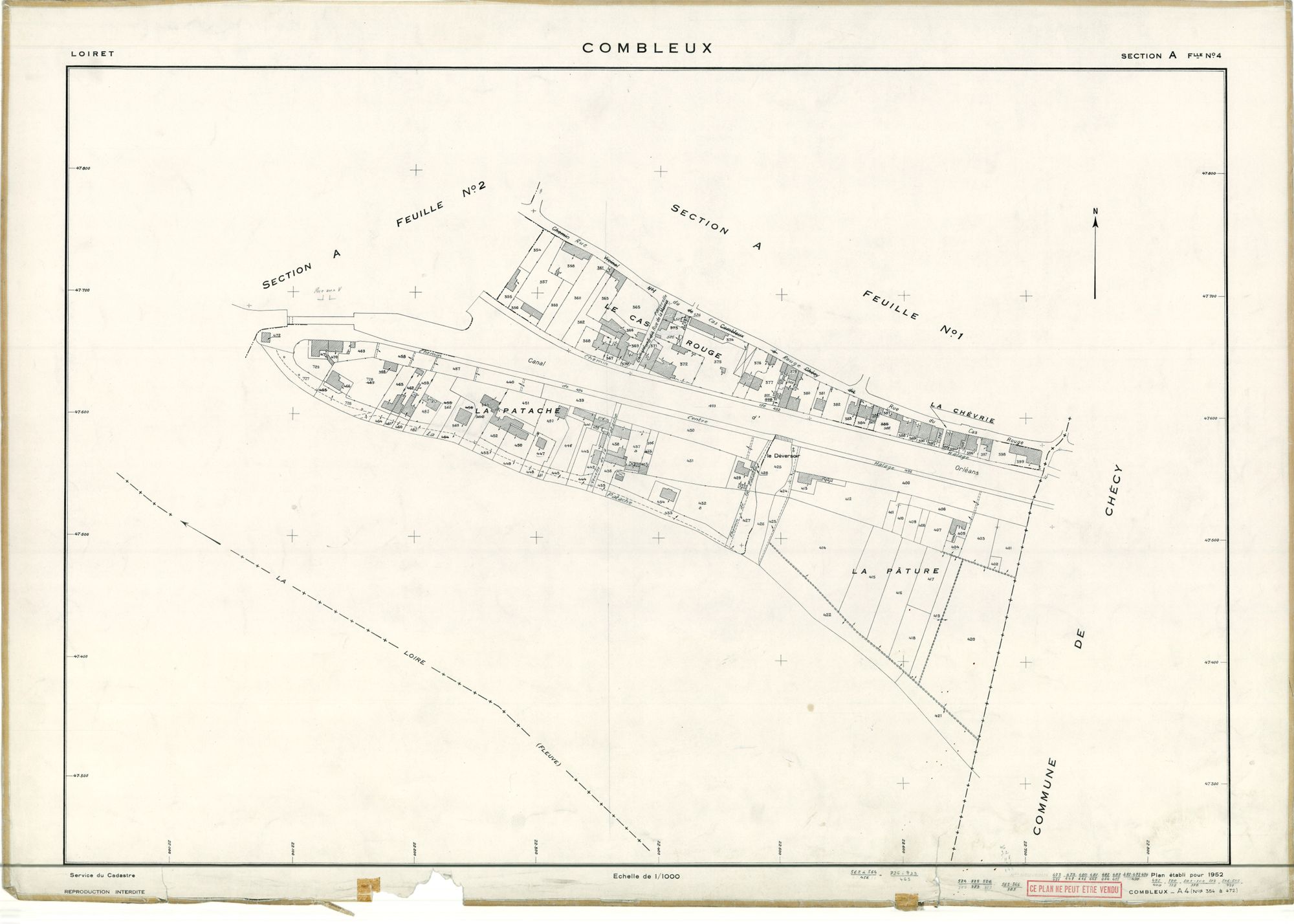 Combleux - Sections