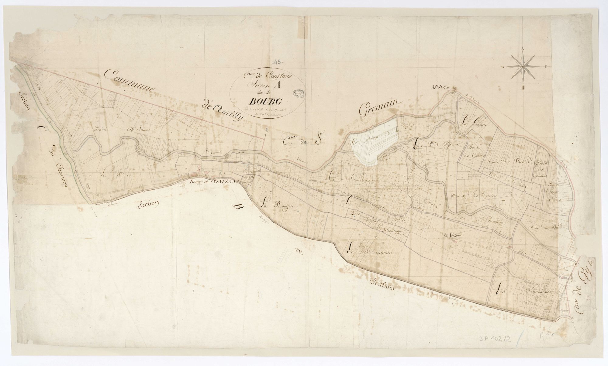 Conflans-sur-Loing - Sections