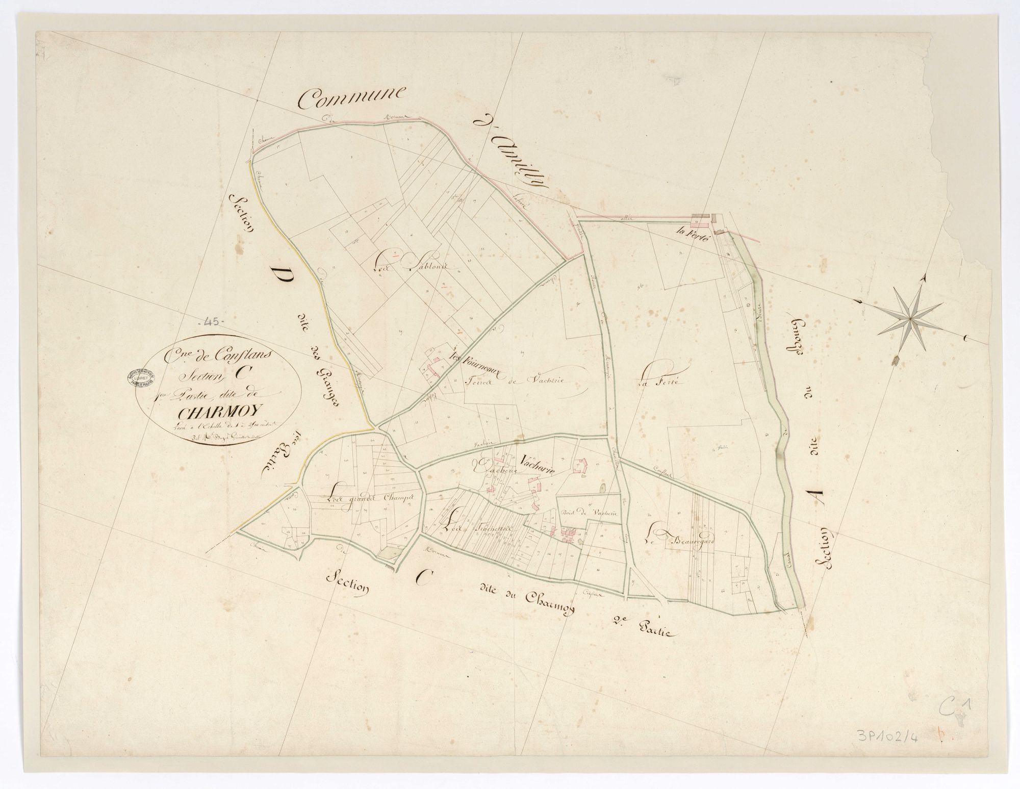 Conflans-sur-Loing - Sections