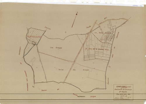 Conflans-sur-Loing - Sections