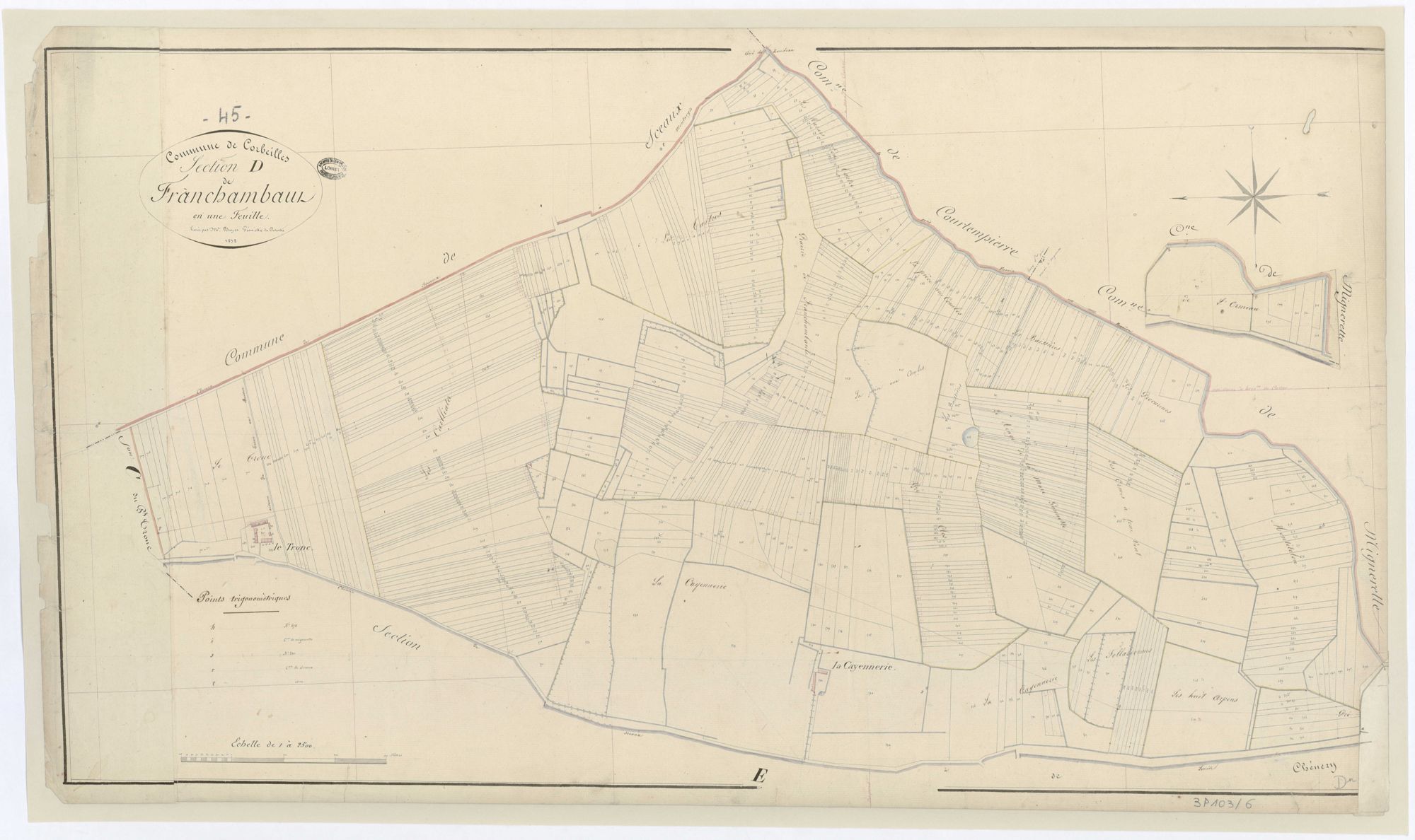 Corbeilles - Sections