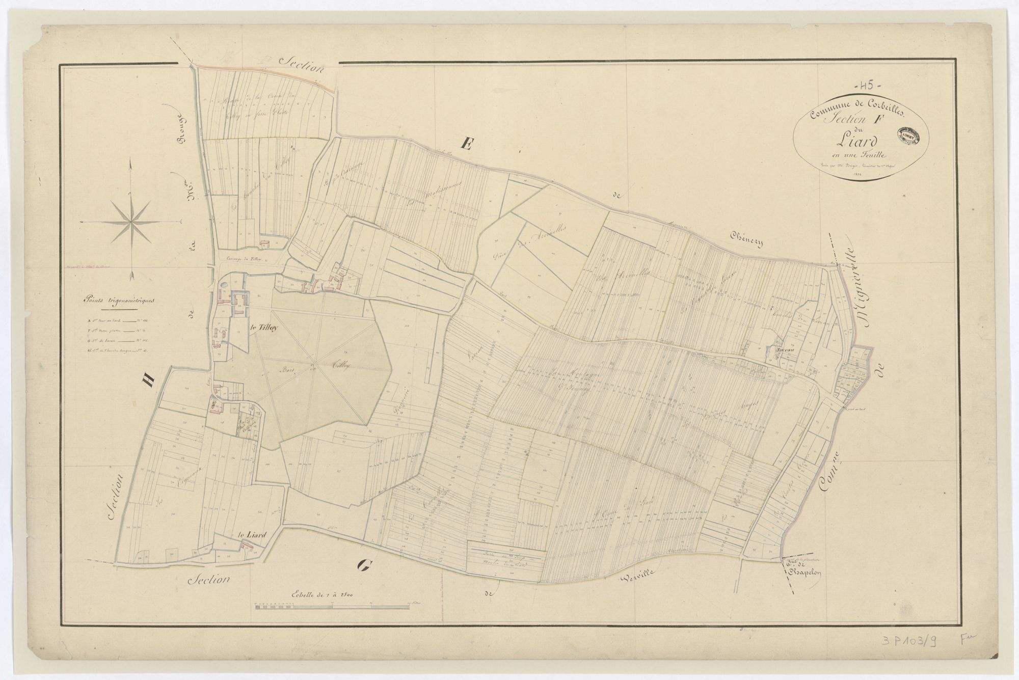 Corbeilles - Sections