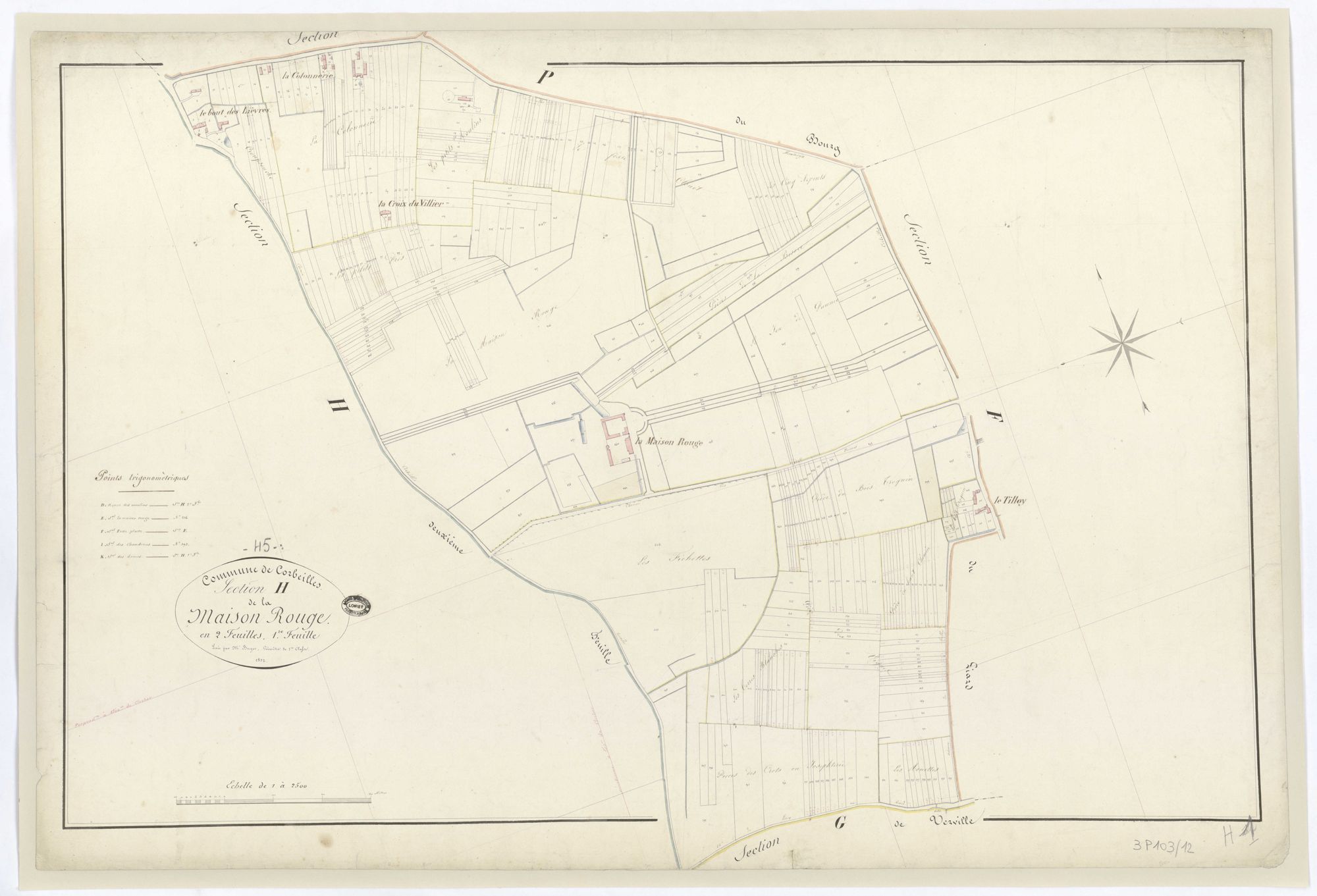 Corbeilles - Sections