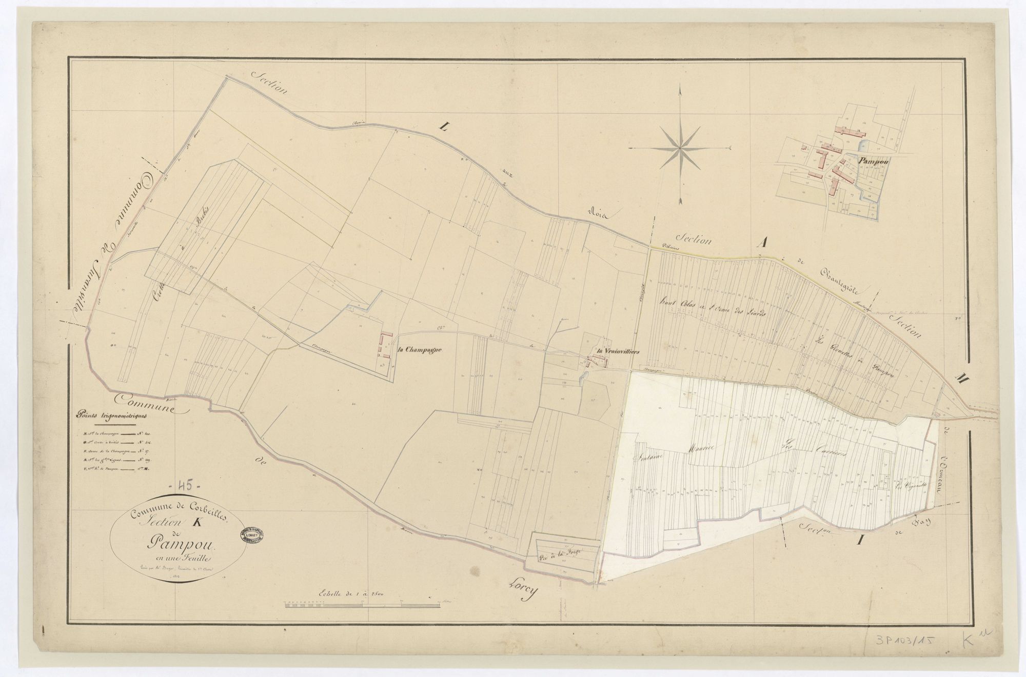 Corbeilles - Sections