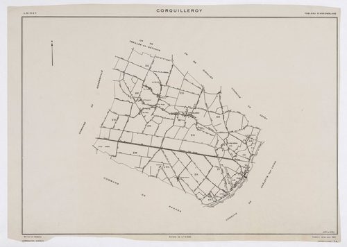 Corquilleroy - Tableau d'assemblage
