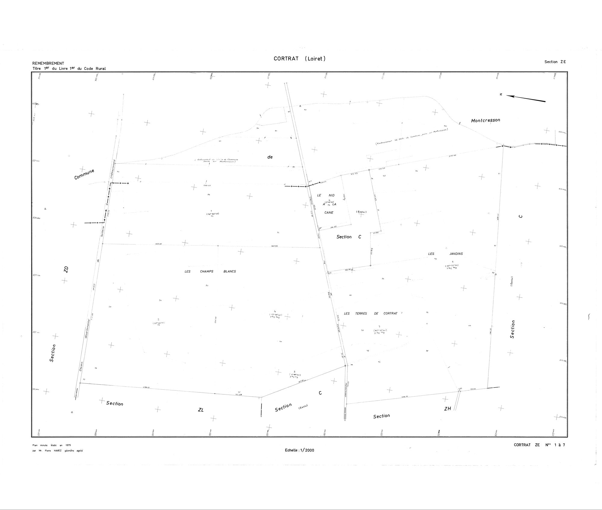 Cortrat - Sections