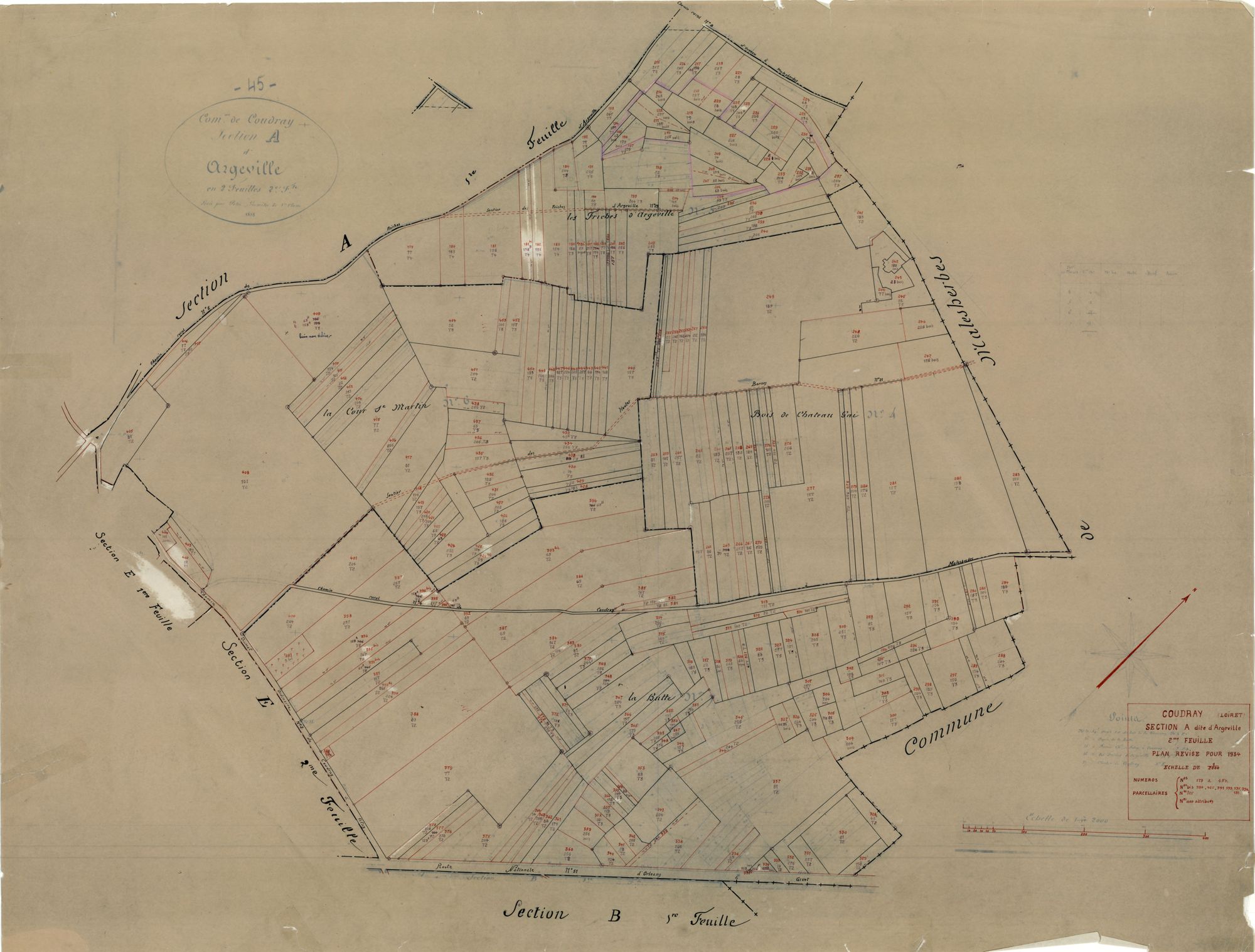 Coudray - Sections