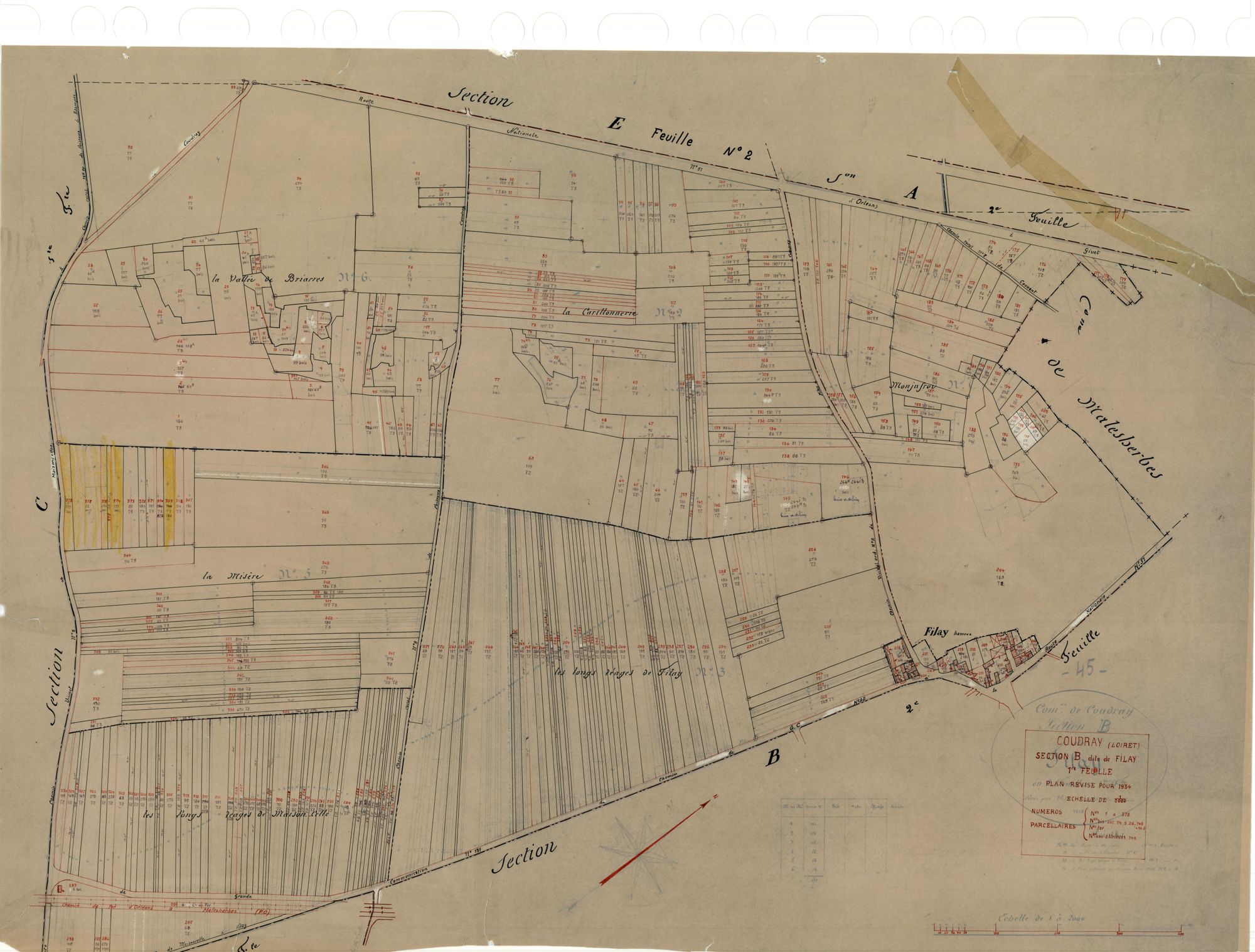 Coudray - Sections