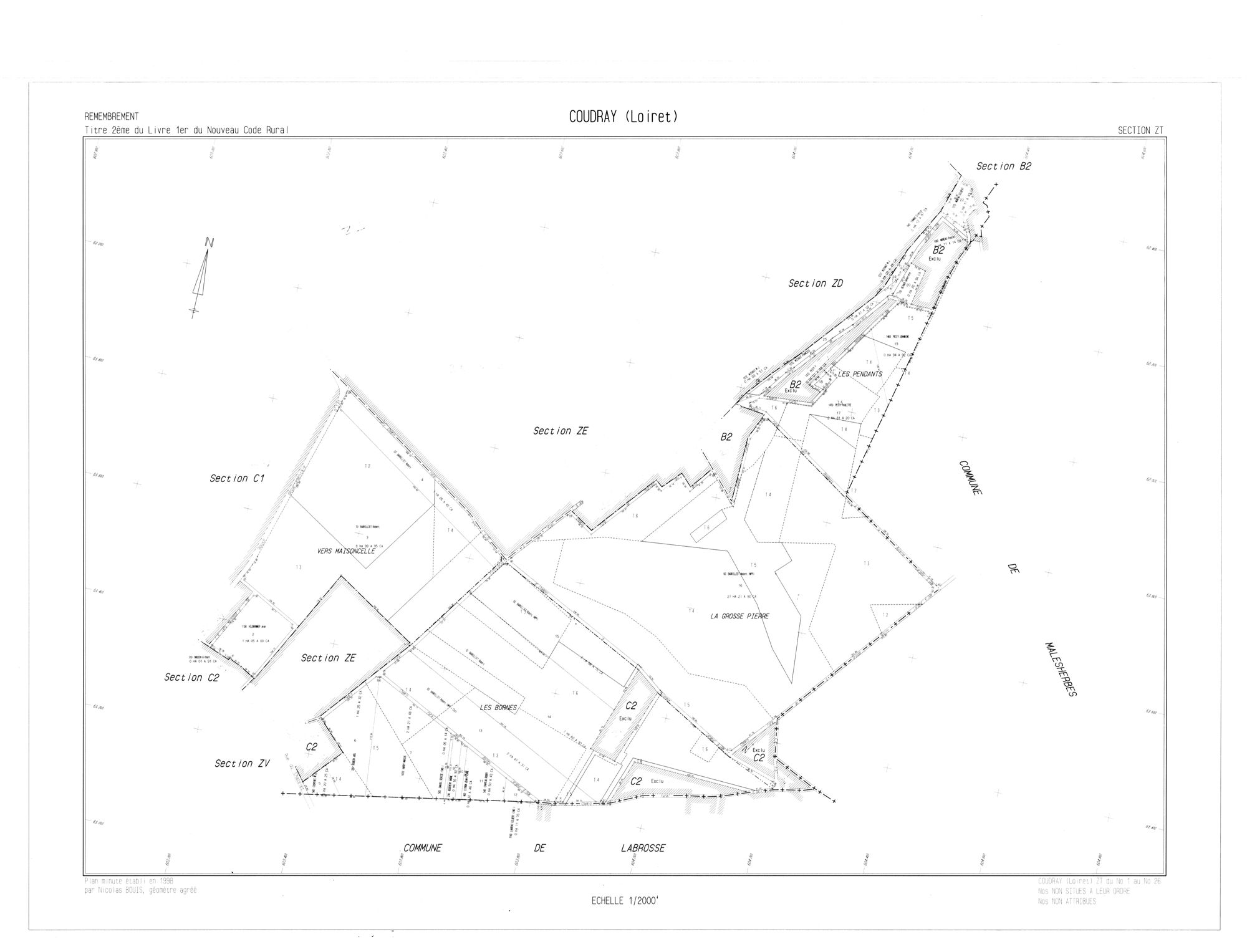 Coudray - Sections