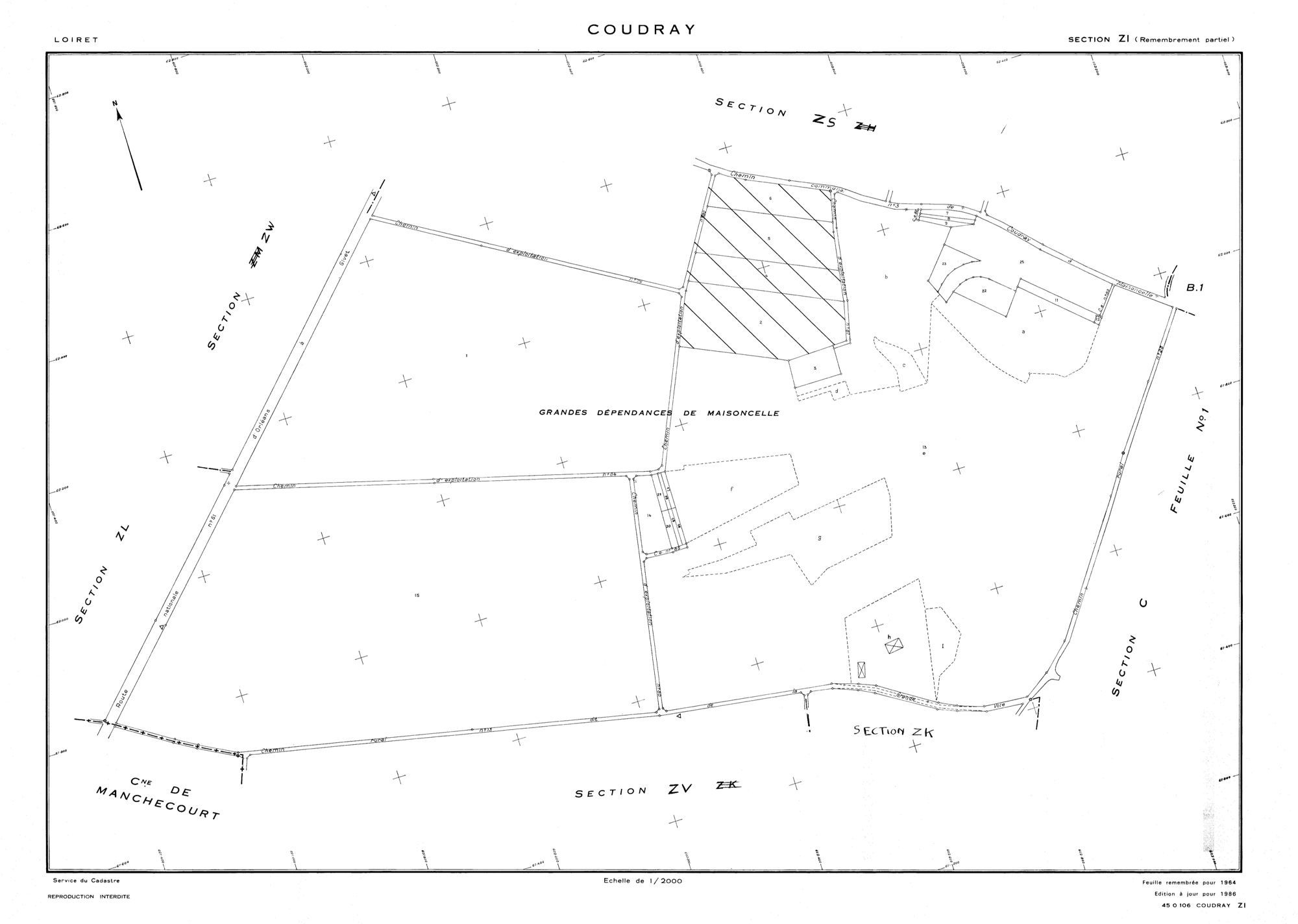 Coudray - Sections